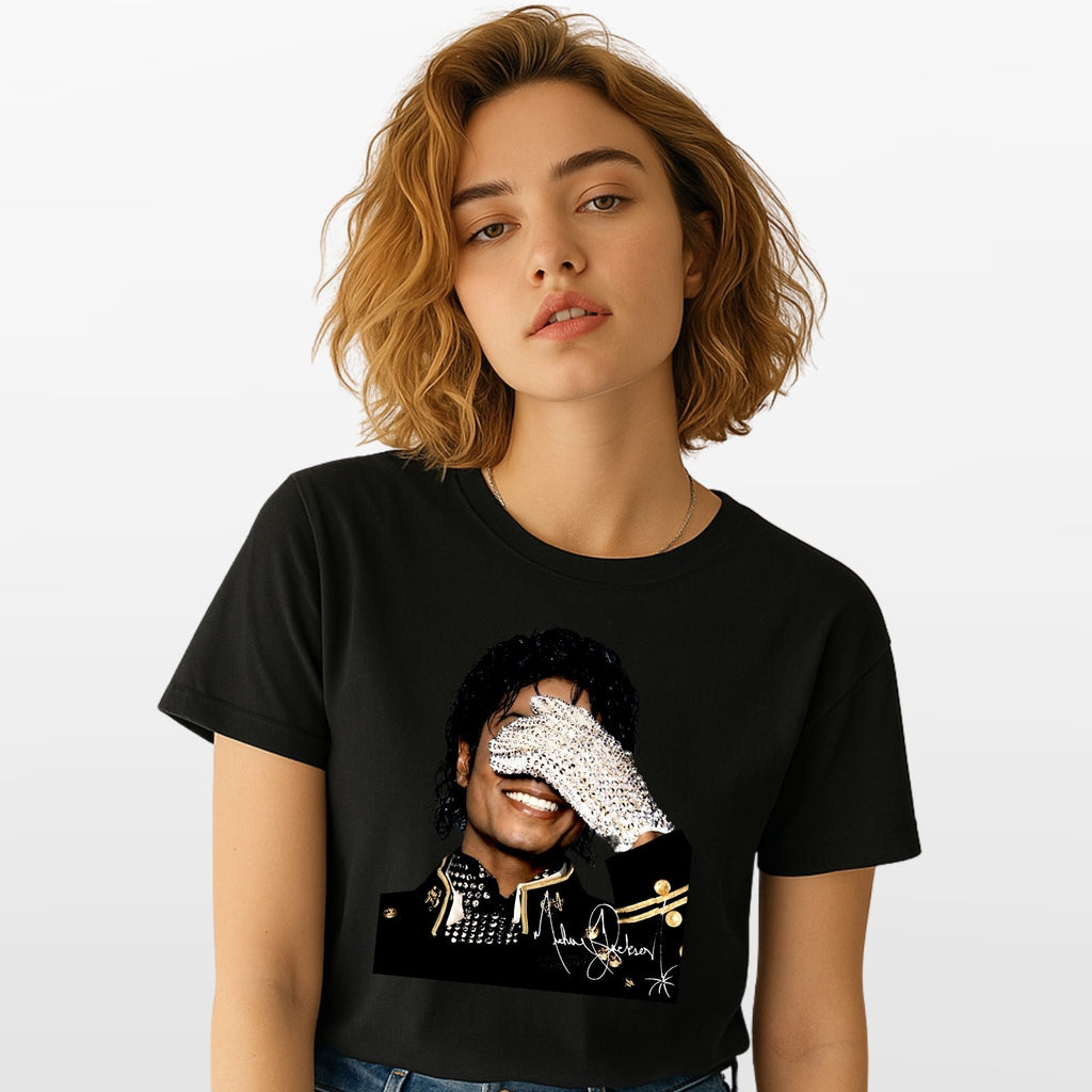 Michael Jackson Glove Graphic Tee, Music MJ King of Pop T-Shirt, a Perfect Gift