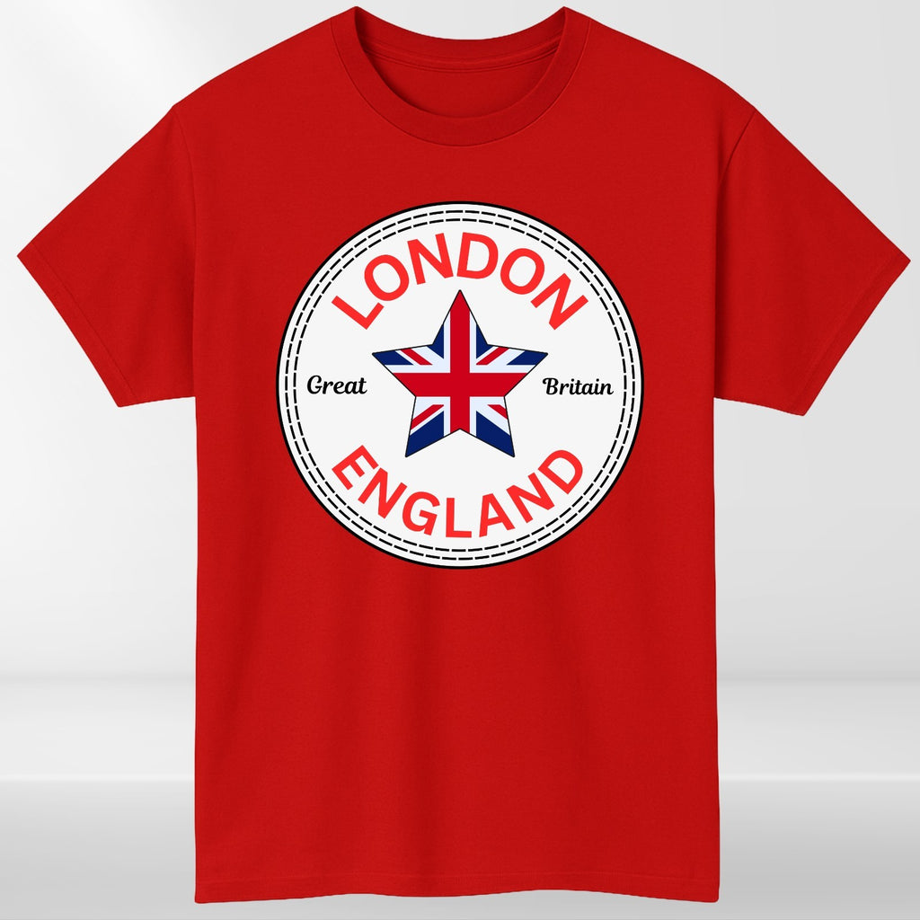 London England T shirt Union Jack Converse Printed Adult Souvenir Unisex Tees