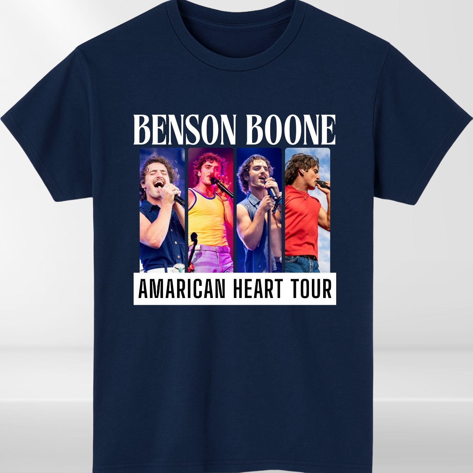 Benson Boonet  T Shirt American Heart Tour T Shirt | Live in Concert Tee 3y -4xL