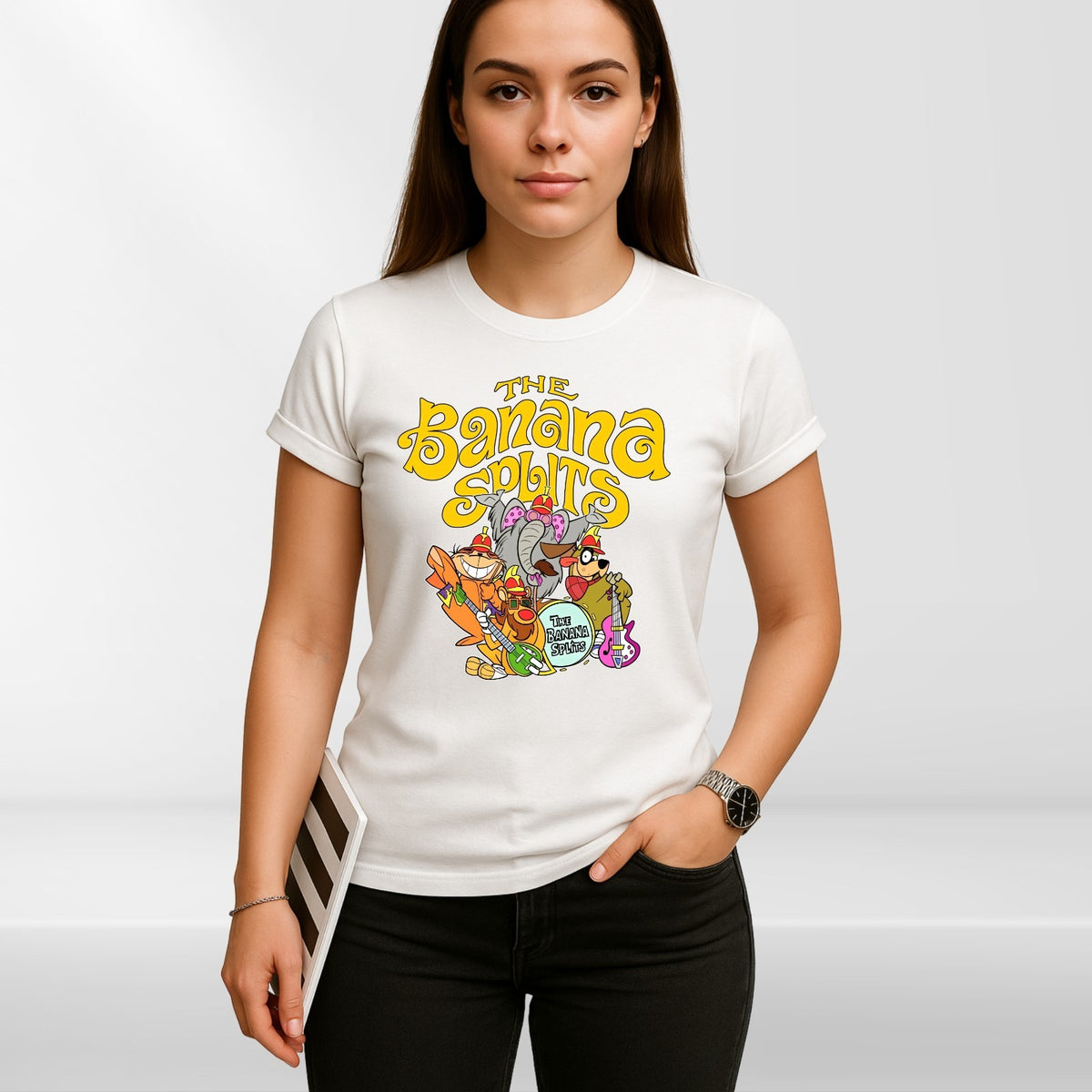 The Banana Splits Funny Cartoon Meme Animals Lover Gifts Vintage Unisex T-Shirt