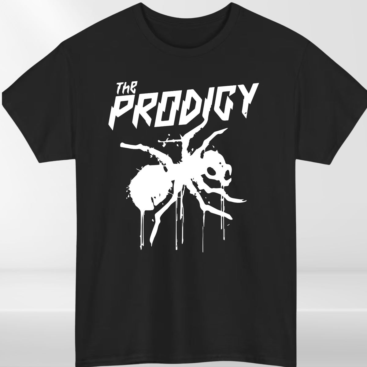 The Prodigy Spider Design On Round Neck Short Sleeve Unisex T-Shirt