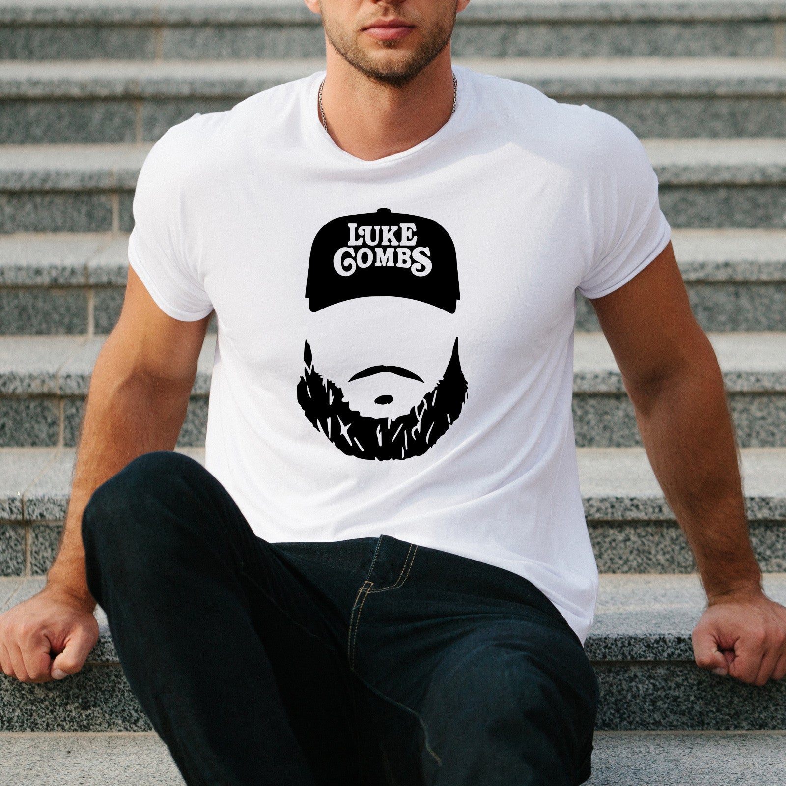 Luke Combs Inspired Country Music T Shirt Western Fan Graphic Unisex Tee