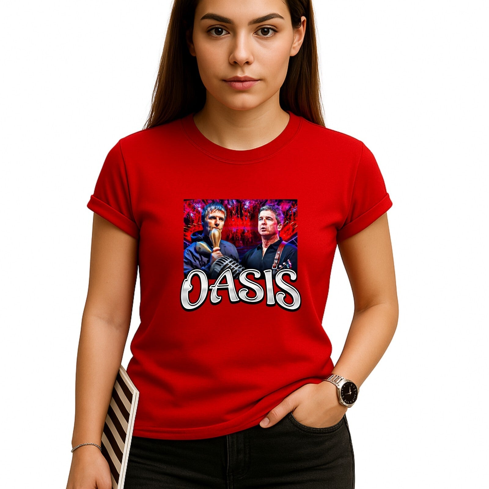 Retro Britpop Band Vintage Indie Rock T-Shirt product view 5