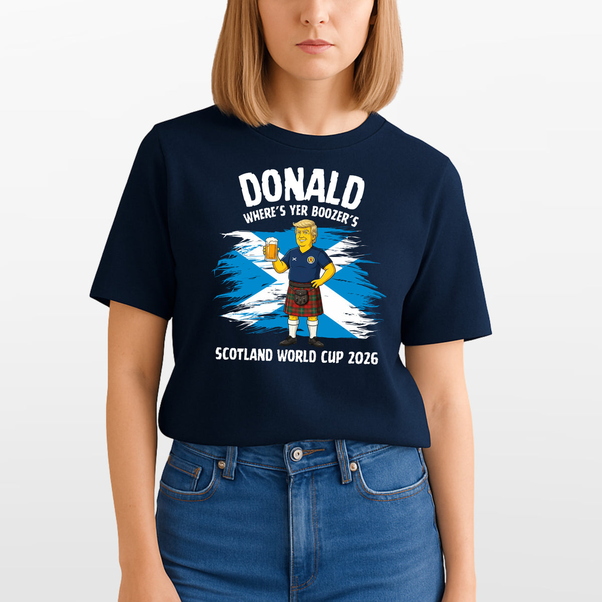 Donald Where's Yer Boozer's 2026 Scotland Football Fan Unisex T Shirt Gift