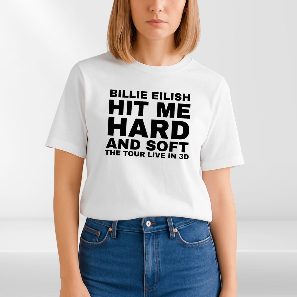 Billie Jersey HIT ME HARD AND SOFT Album Concert Tour T-Shirt Merch Unisex Tee