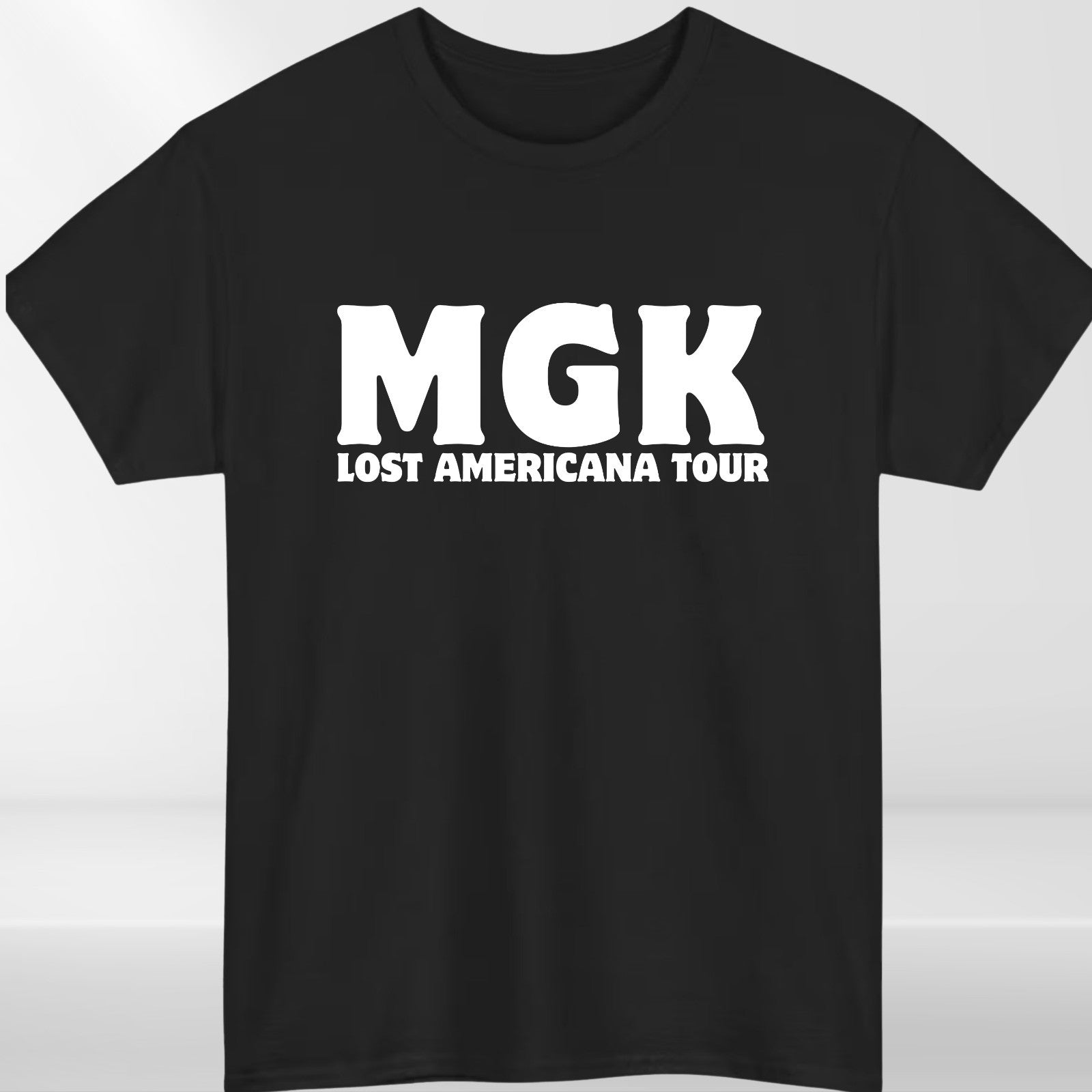 MGK Lost Americana Tour T Shirt Music Fan Graphic Tee Unisex Concert Style Top