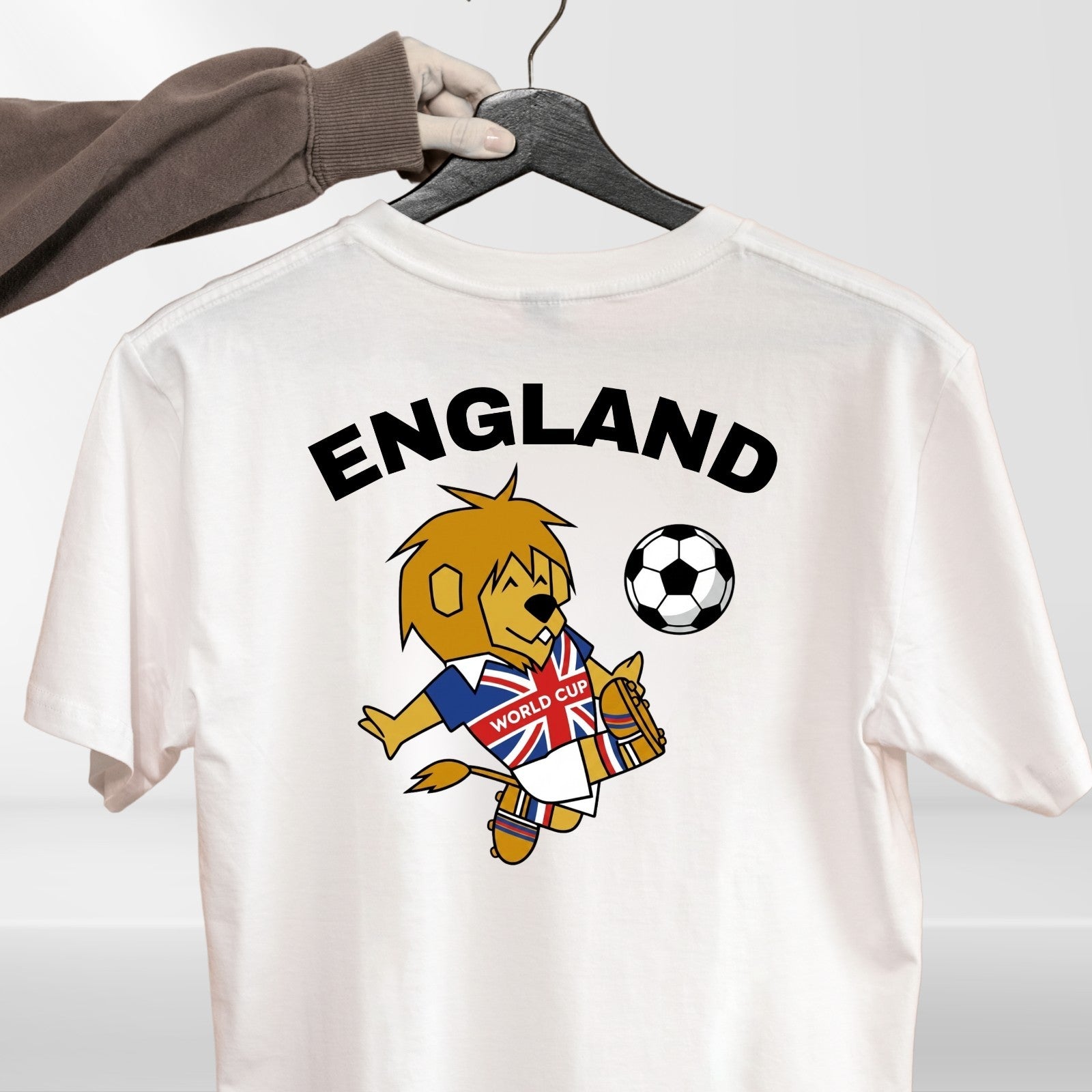 World Cup Willie England Football Fan T Shirt Retro Unisex Gift Tee Top