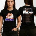 Five Band Concert T-Shirt Keep On Moving 2025 Tour t tshirt Retro Pop Gift Top
