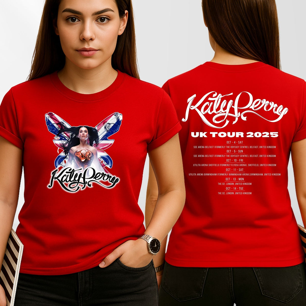 Katy Perry The Lifetimes Tour 2025 Album 3D Unisex T-Shirt