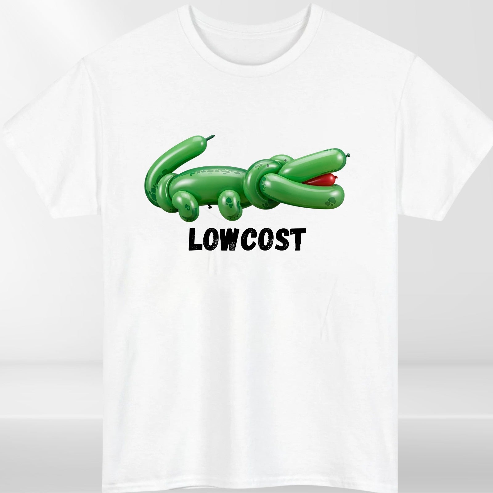 Funny Crocodile Parody T Shirt Balloon Graphic Novelty Unisex Gift Tee UK