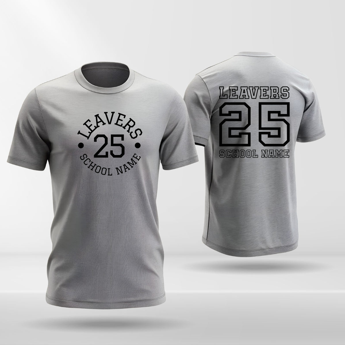 Personalised School Leavers T-Shirt Style B product view 3