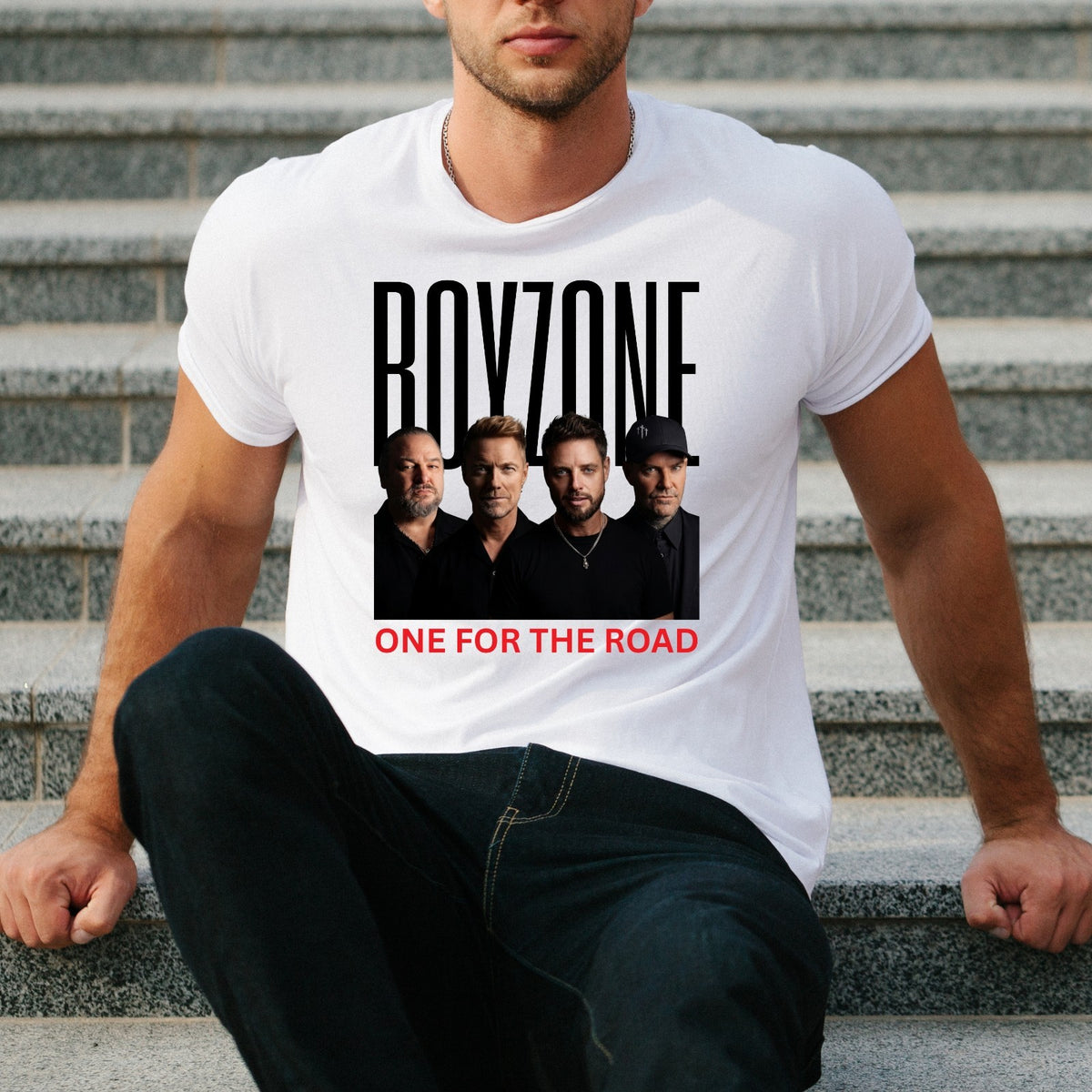 Boyzone One For The Road Concert 2026 T-Shirt - Gift For Music Lover Unisex Tee
