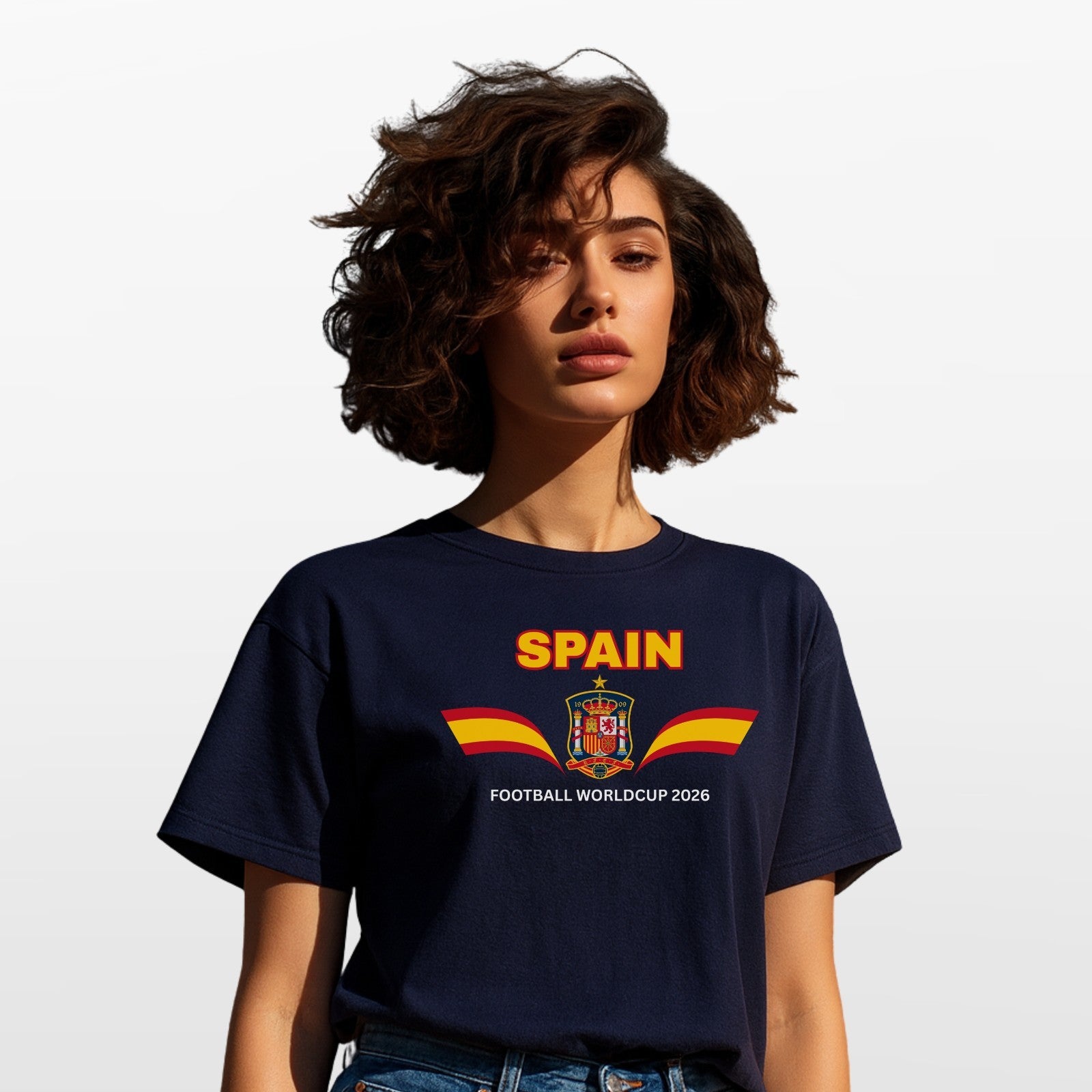 Spain Football Fan T-Shirt 2026 Supporters Flag Unisex Tee Adult World Cup Gift