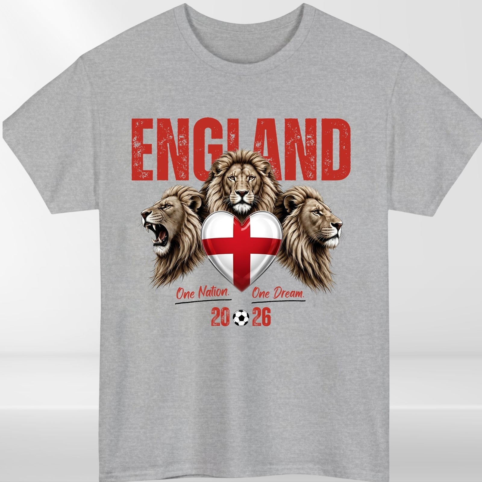 England Football 2026 Fan T Shirt England Flag Soccer Unisex Gift Tee