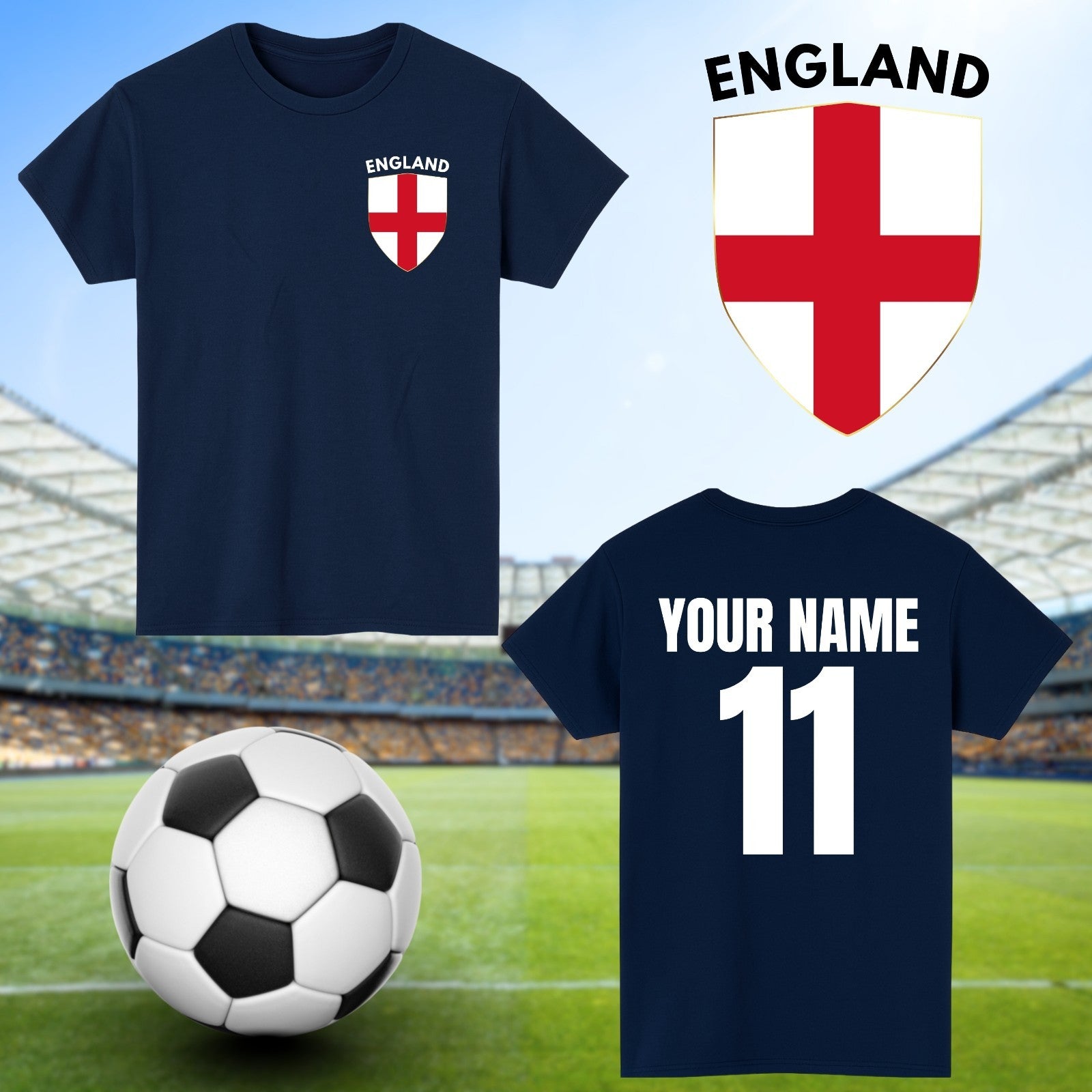 Personalised South Korea Football T-Shirt Custom Name And Number Sports Lover To