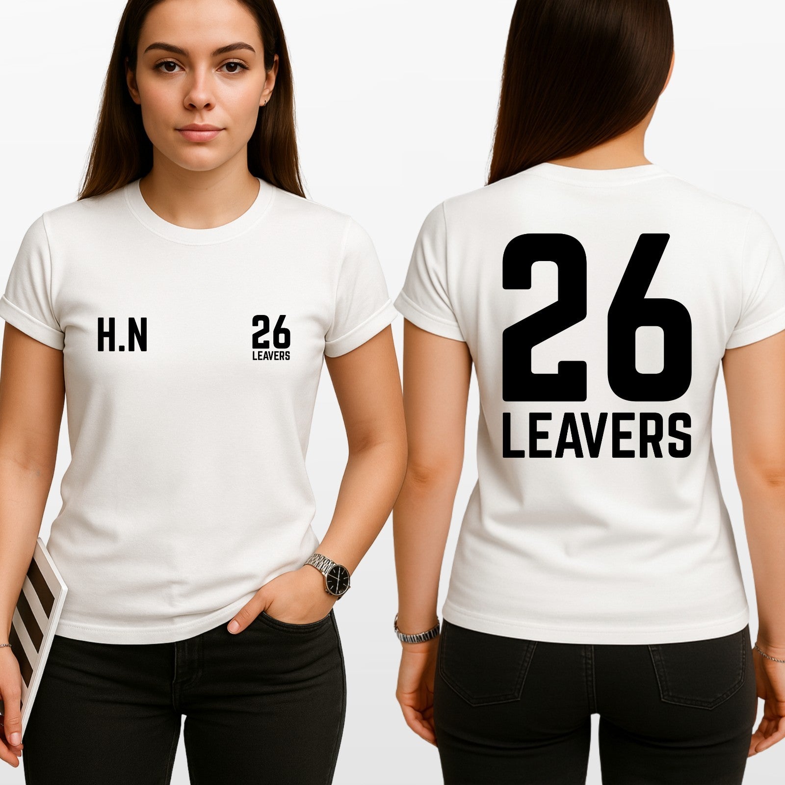 Personalised Leavers Hoodie 2026 Custom School Name Class Of 26 Top