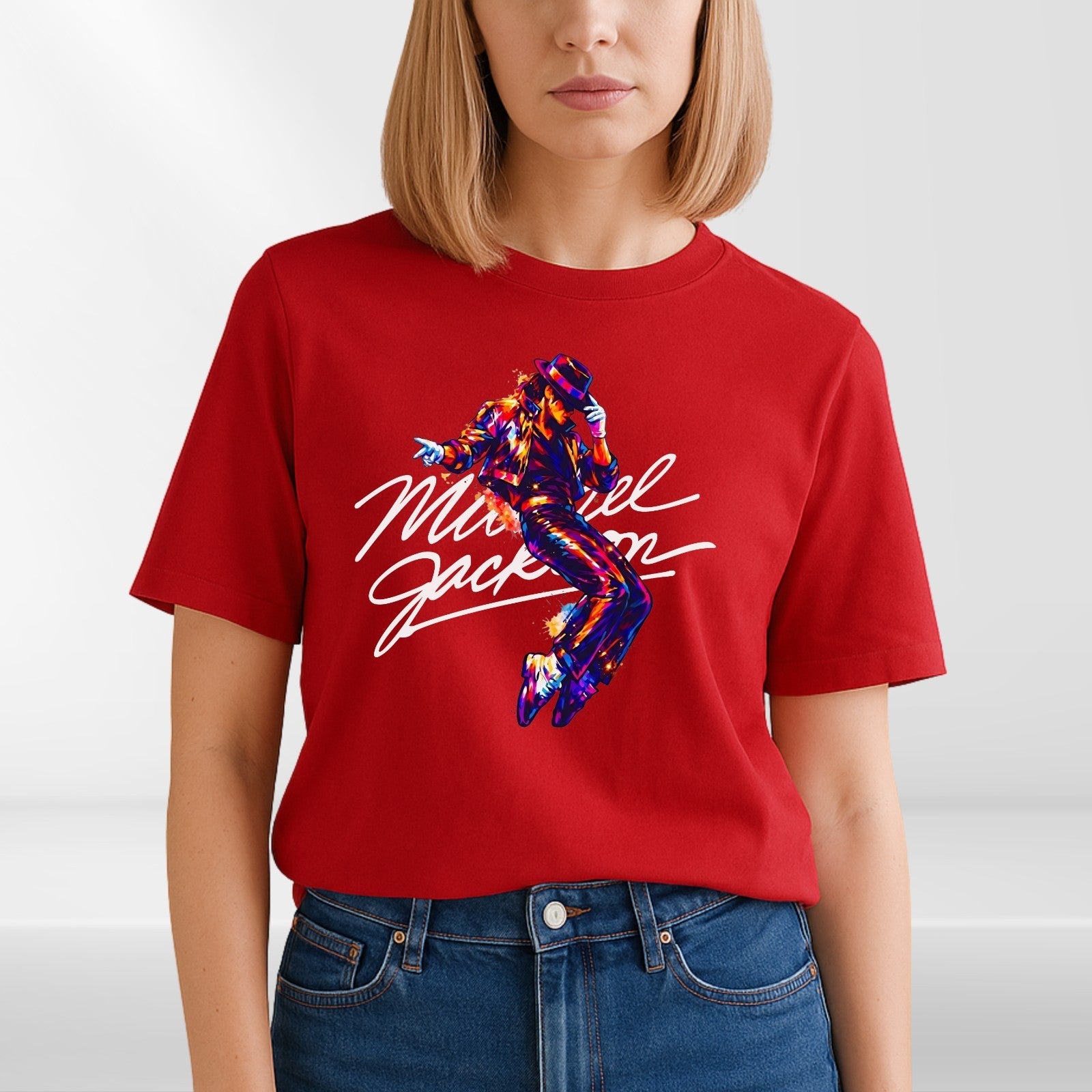 Michael Jackson Inspired Dance Graphic T-Shirt King of Pop Music Unisex Tee Gift