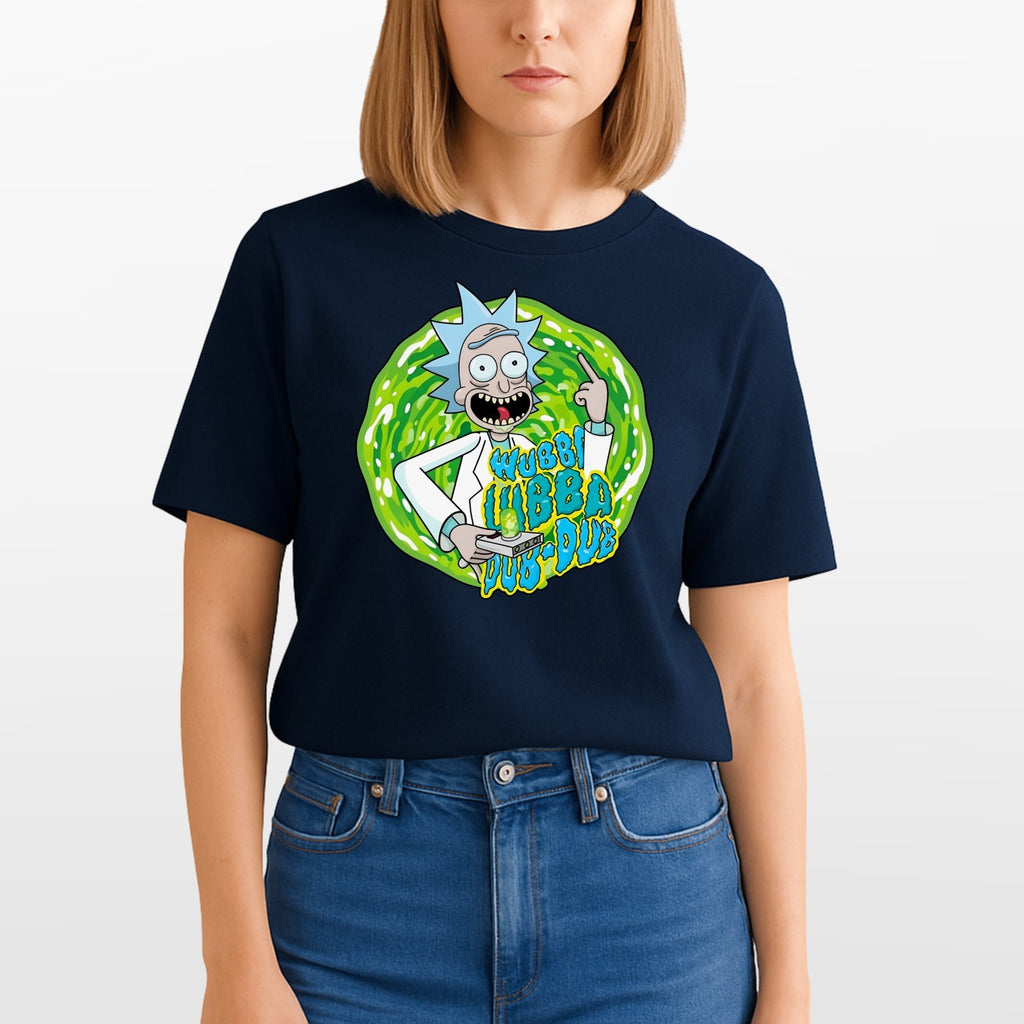 Rick and Morty Wubba Lubba Dub Dub T-Shirt Funny Cartoon Unisex Graphic Tee