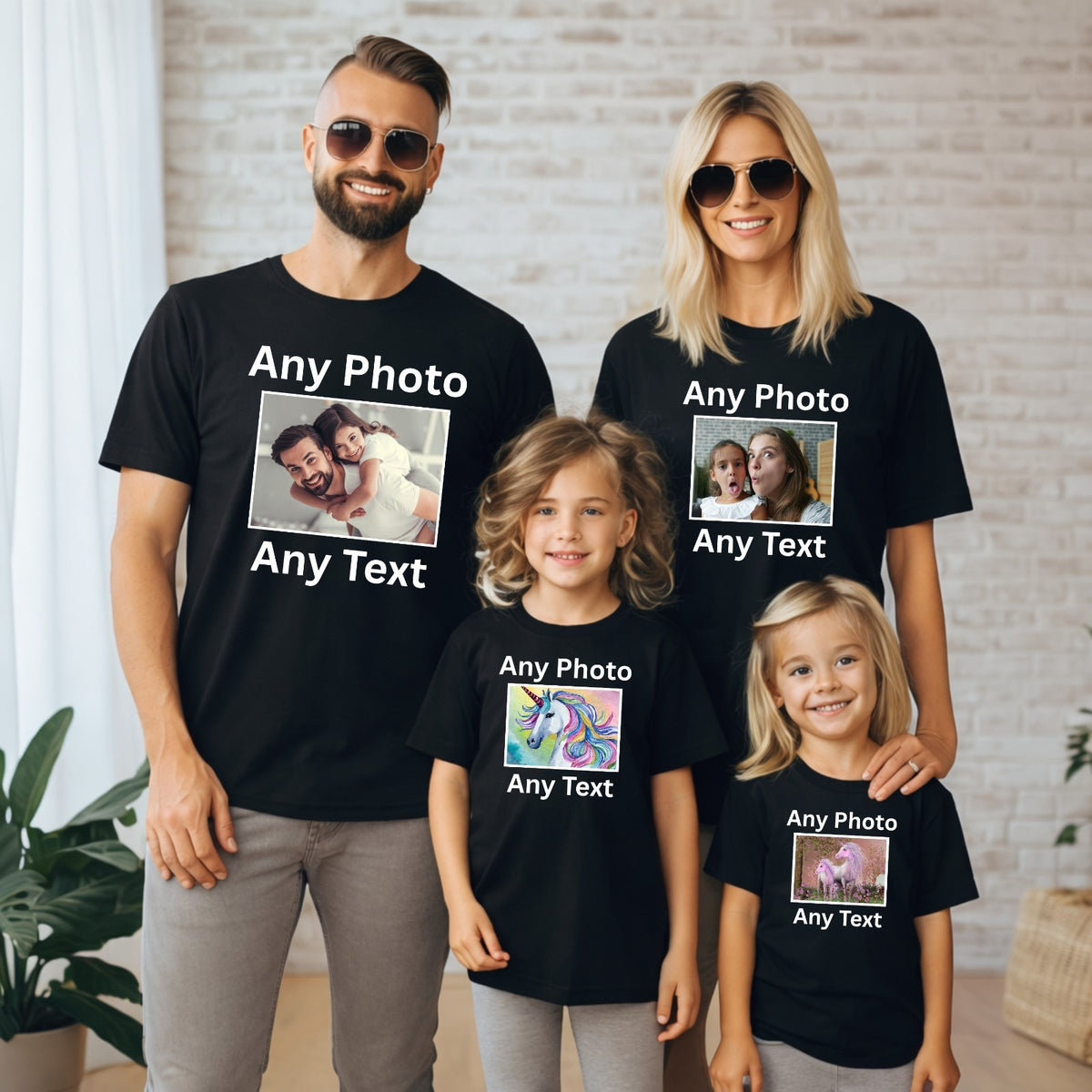 Personalised T-Shirt Custom Printed Your Text Photo Logo Stag Do Hen Party Top