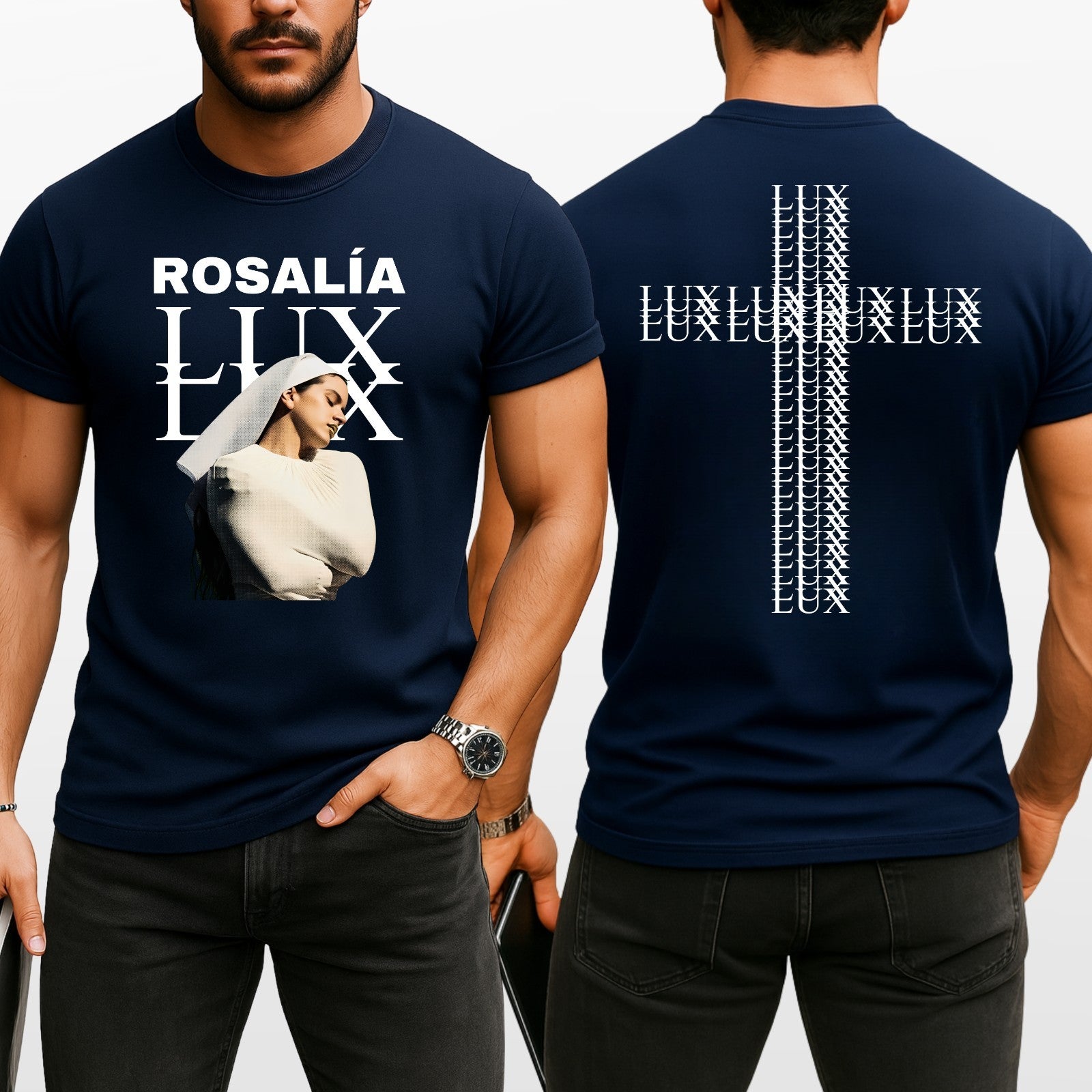 Sides Rosalía LUX 2026 Tour Double Sided Unisex T-Shirt