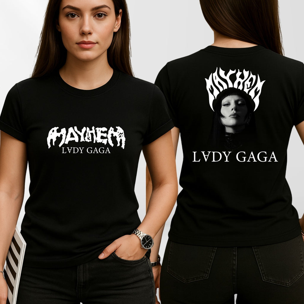 Edgy Music Fan Graphic T-Shirt | Mayhem Style Gothic Rock Tee | Unisex Fashion T