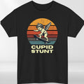 Cupid Stunt Funny Joke T Shirt Sarcastic Humour Unisex Party Gift Tee Top