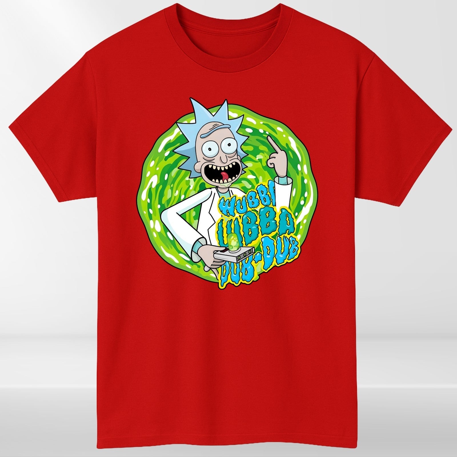 Rick and Morty Wubba Lubba Dub Dub T-Shirt Funny Cartoon Unisex Graphic Tee