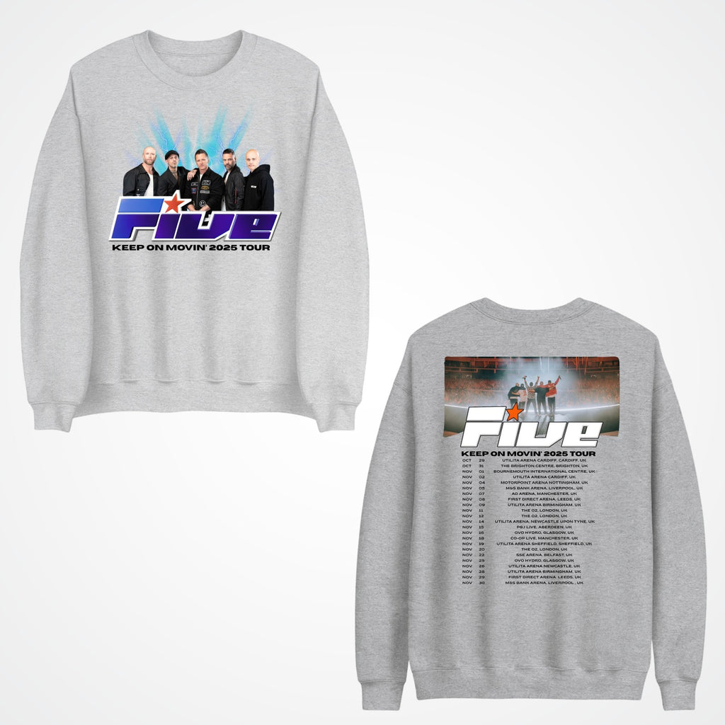 FIVE BOY Band Jumper Music Tour Venue & Dates Printed Fans Top Gift Sweat-shirt