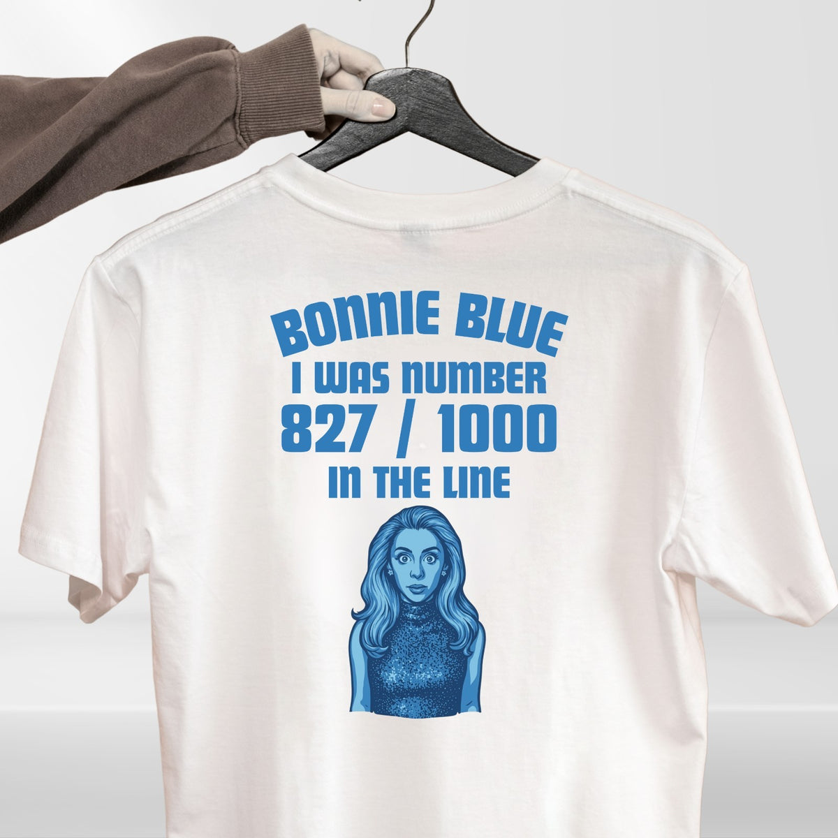 Bonnie Blue 827 In Line Viral Quote Funny Graphic T Shirt Pop Culture Unisex Tee