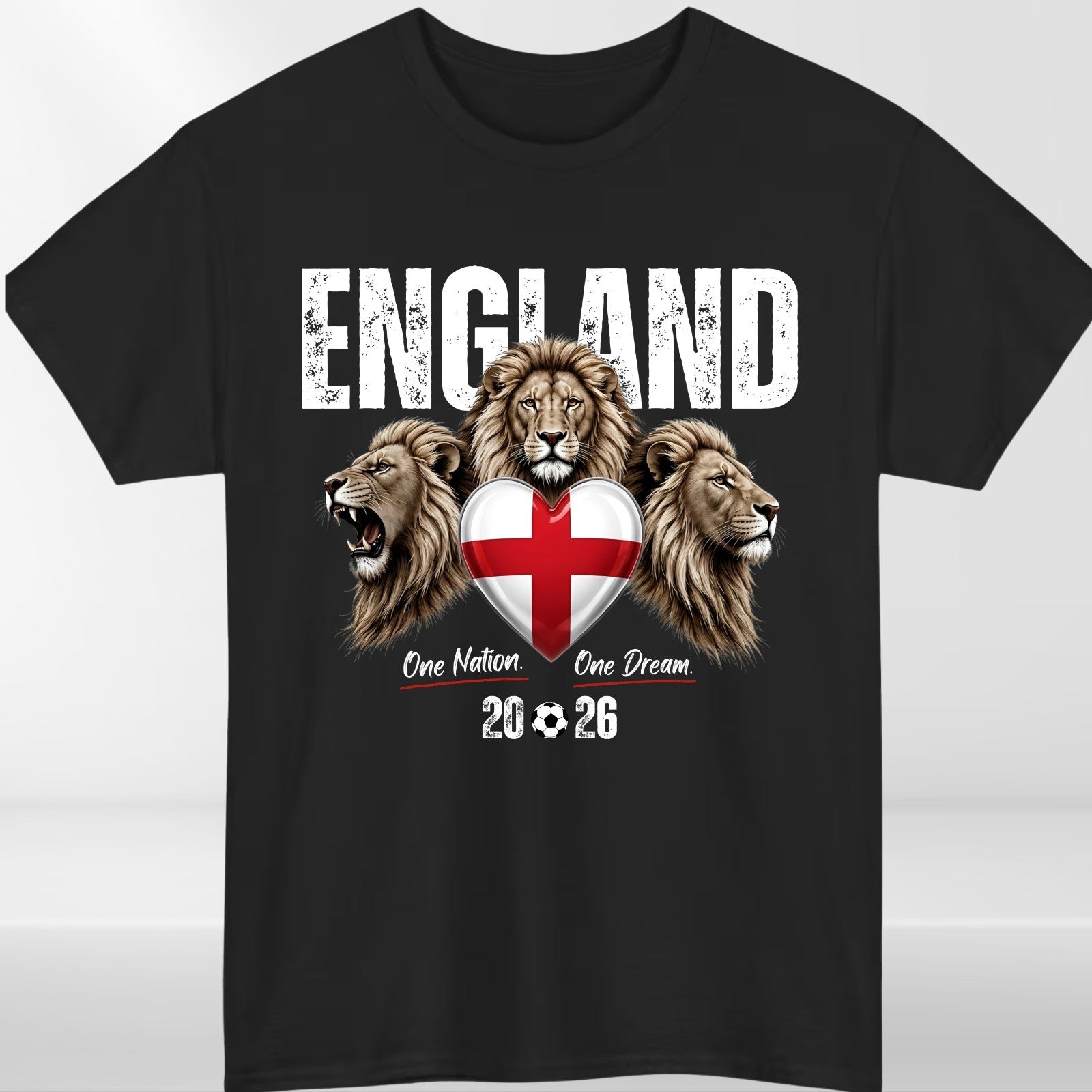 England Football 2026 Fan T Shirt England Flag Soccer Unisex Gift Tee