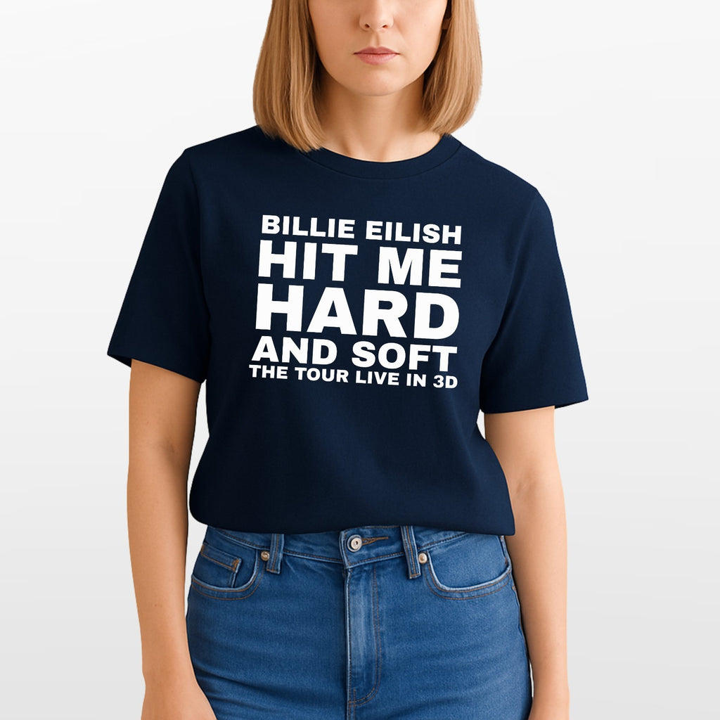 Billie Jersey HIT ME HARD AND SOFT Album Concert Tour T-Shirt Merch Unisex Tee