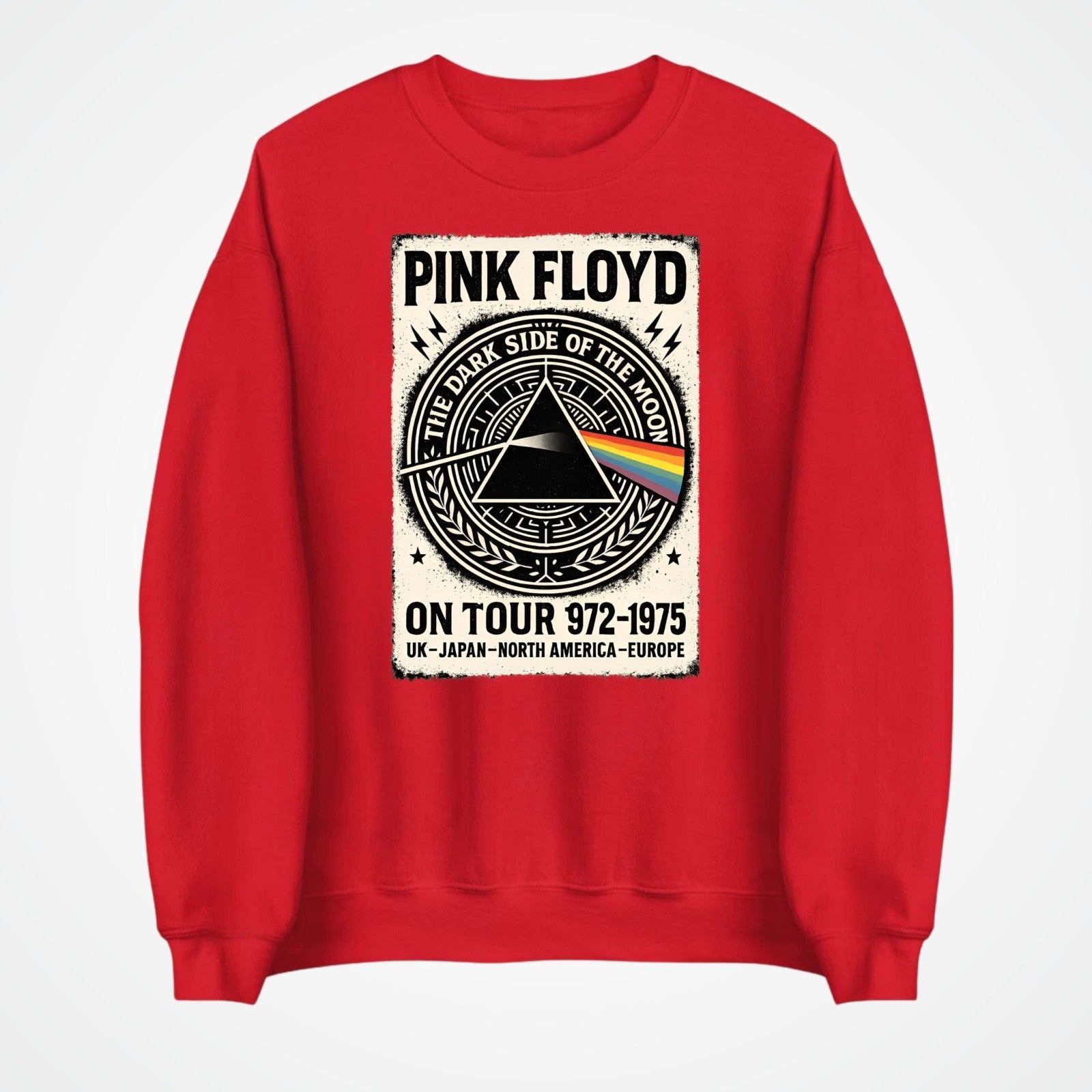 Pink Floyd Dark Side Of The Moon Jumper | Vintage Rock Sweatshirt | Unisex 4XL