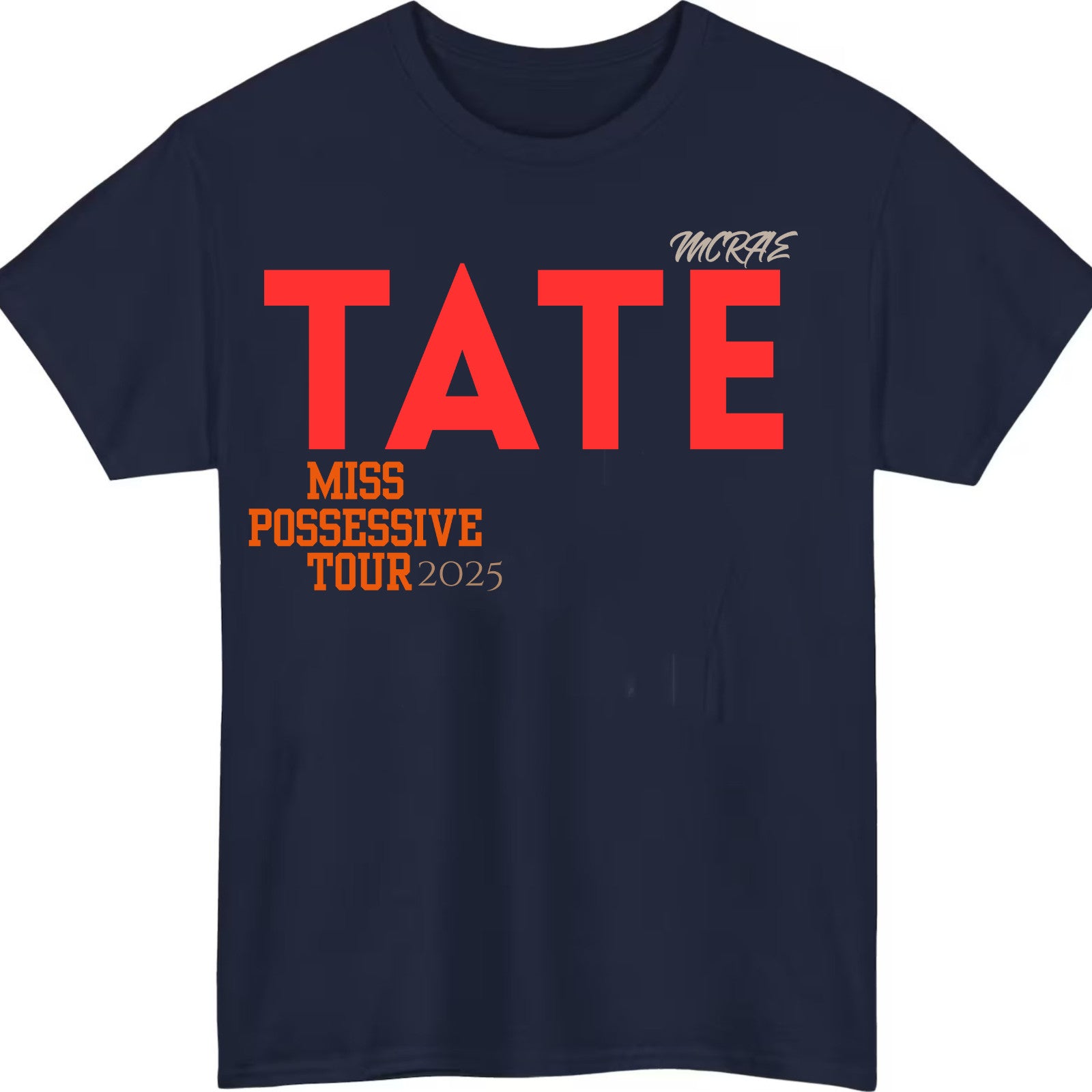 Tate McRae Concert Tour T-Shirt Design B product view 4