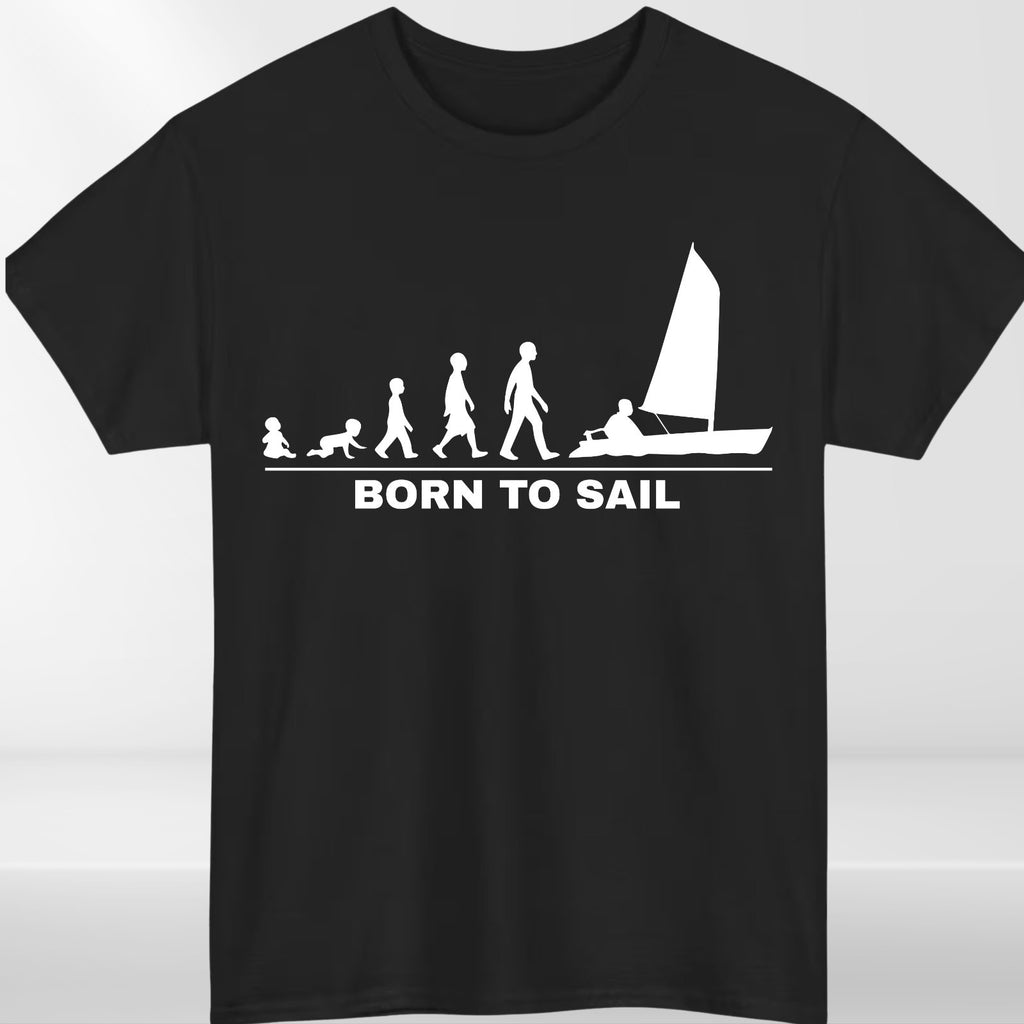 Born To Sail Baby T Shirt Babygrow Sailing Boat Funny Baby Gift Outfit UK