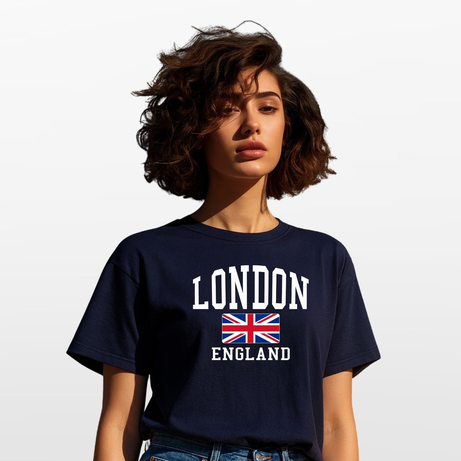 London England Unisex T-Shirt Union Jack Tee Trendy Great Britain Gift Souvenir