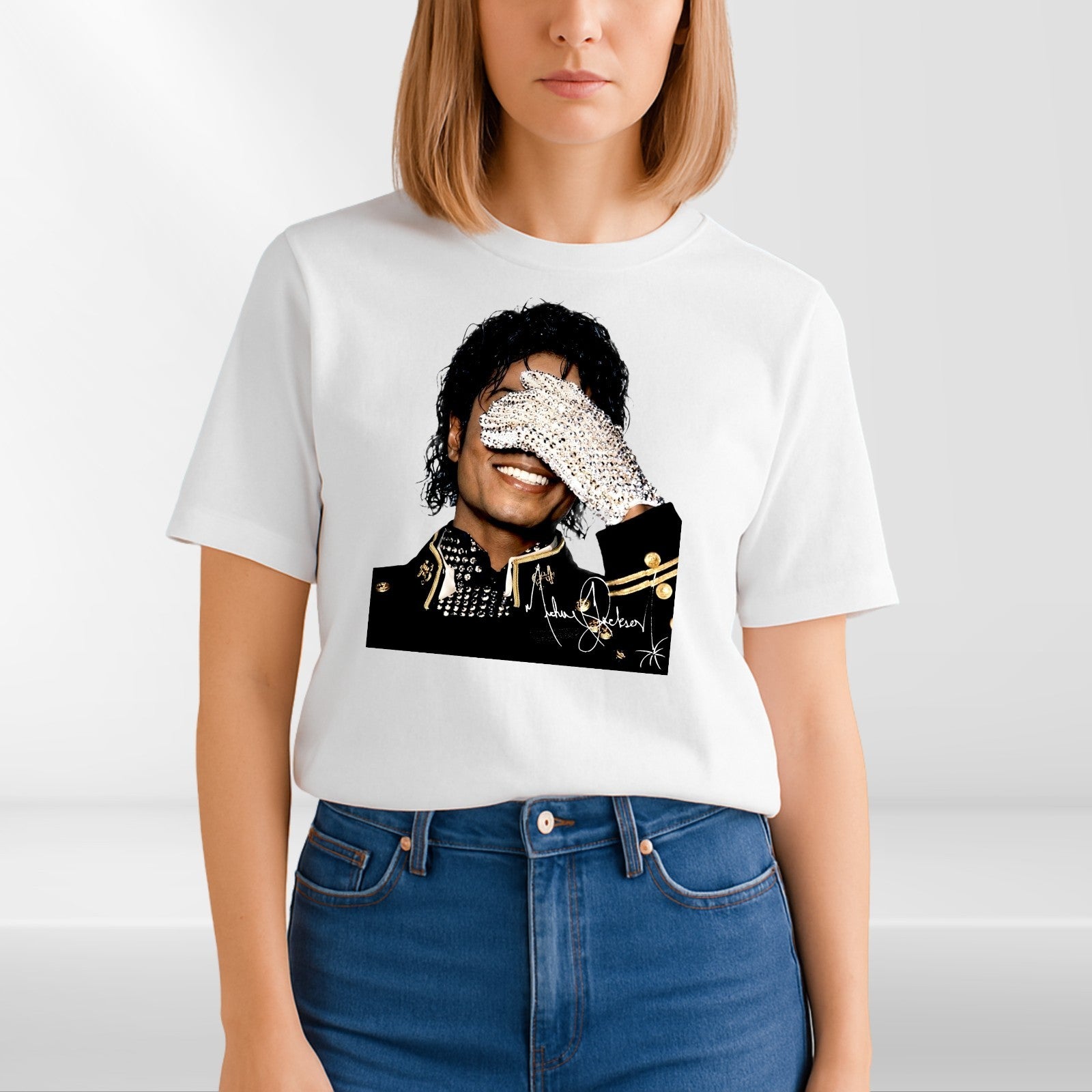 Michael Jackson Glove Graphic Tee, Music MJ King of Pop T-Shirt, a Perfect Gift