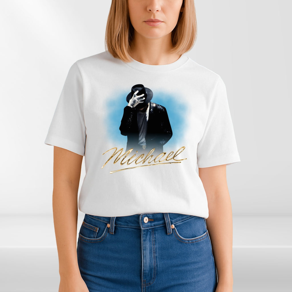 Michael Jackson T Shirt Moonwalk King Pop Dance Graphic Unisex Tee