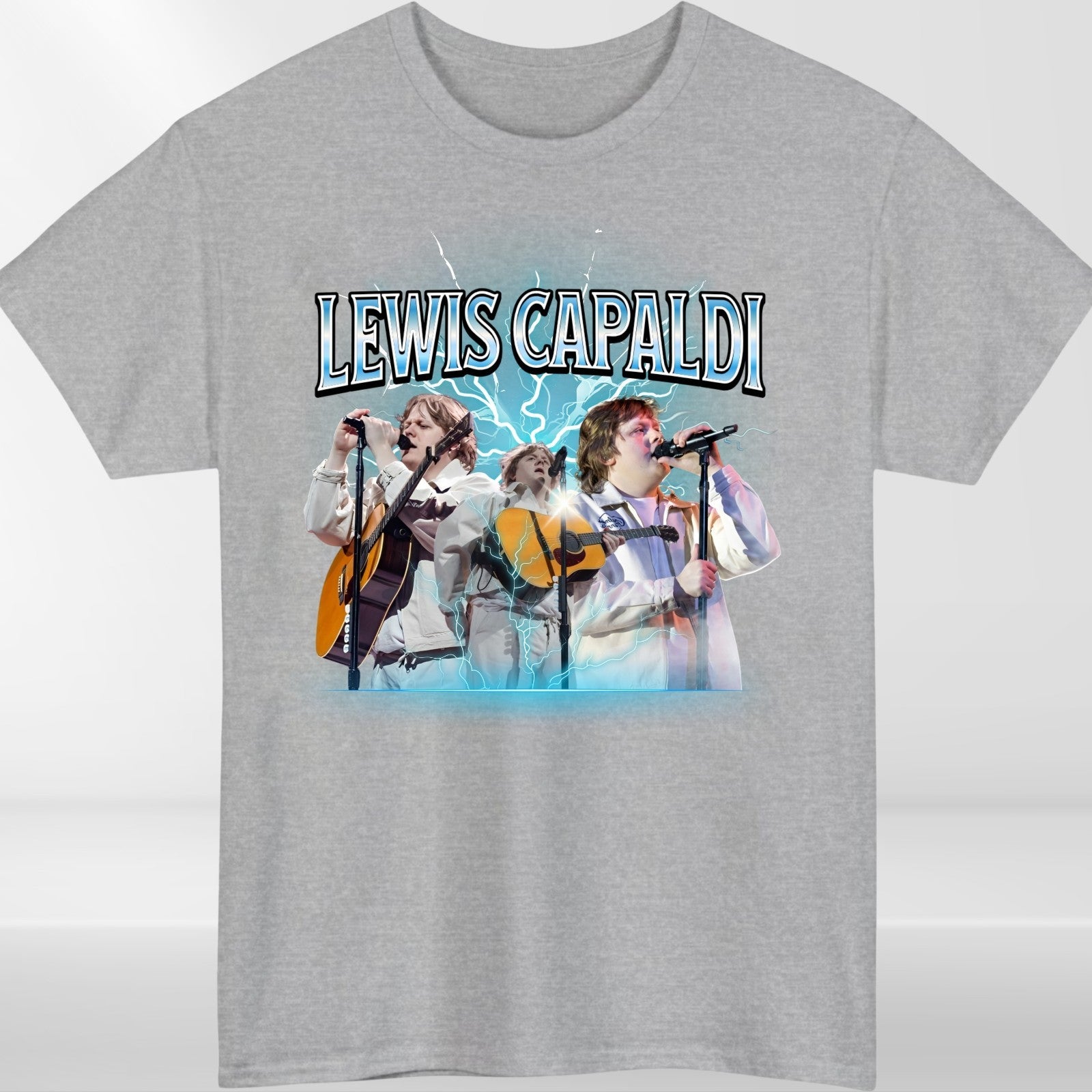 Retro UK Pop Singer Style Vintage T-Shirt product view 3