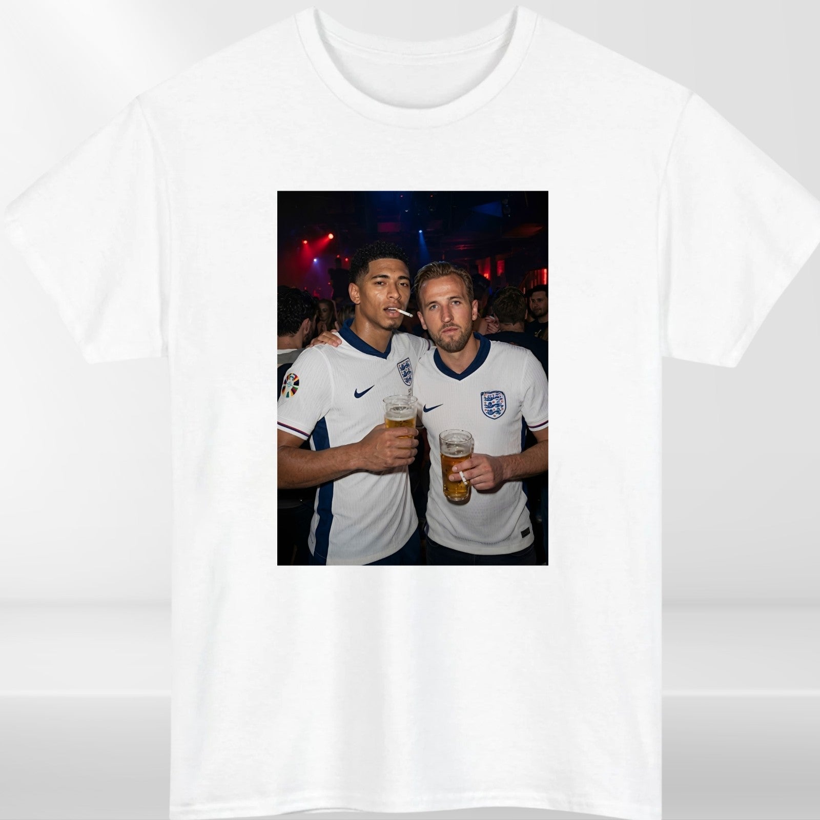 England Football Fan Supporter T Shirt Match Day Graphic Unisex Gift Tee UK