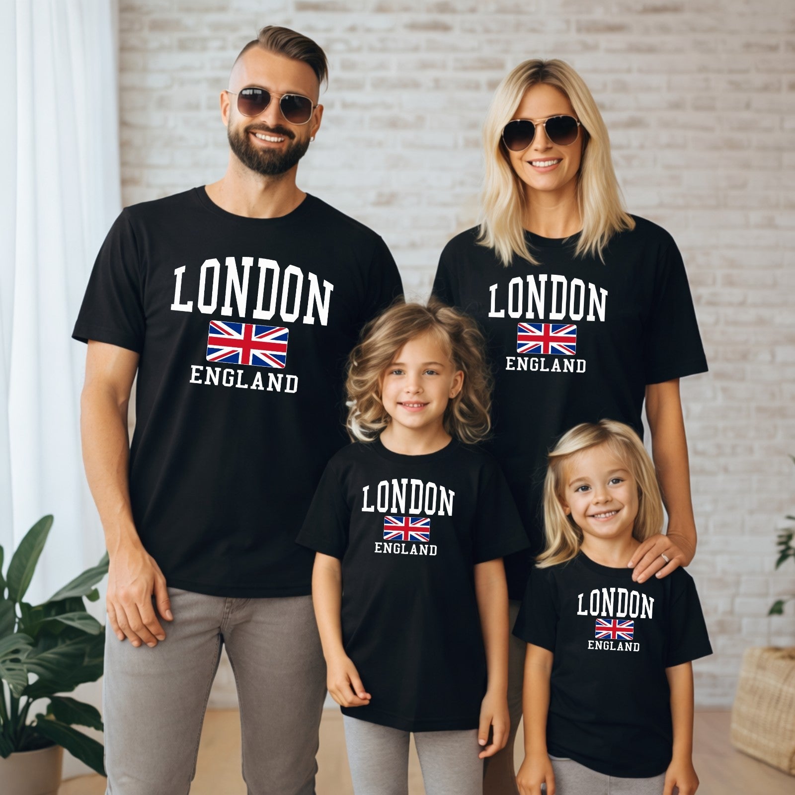 London England Unisex T-Shirt Union Jack Tee Trendy Great Britain Gift Souvenir
