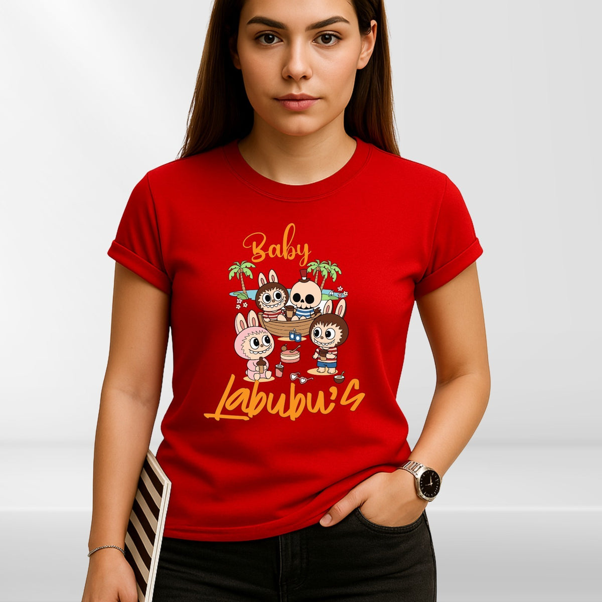 cute monster Cartoon Dolls Graphic T-Shirt product view 5