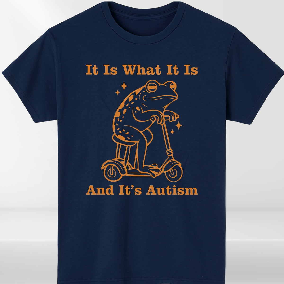 It Is What It Is Autism Awareness Frog Retro Funny Graphic T Shirt Tee UK