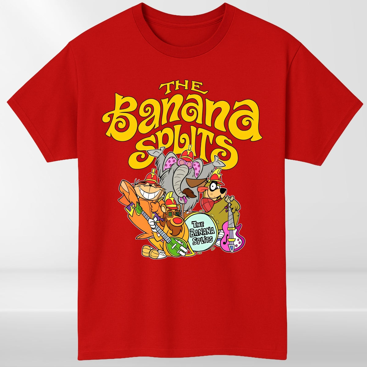 The Banana Splits Funny Cartoon Meme Animals Lover Gifts Vintage Unisex T-Shirt