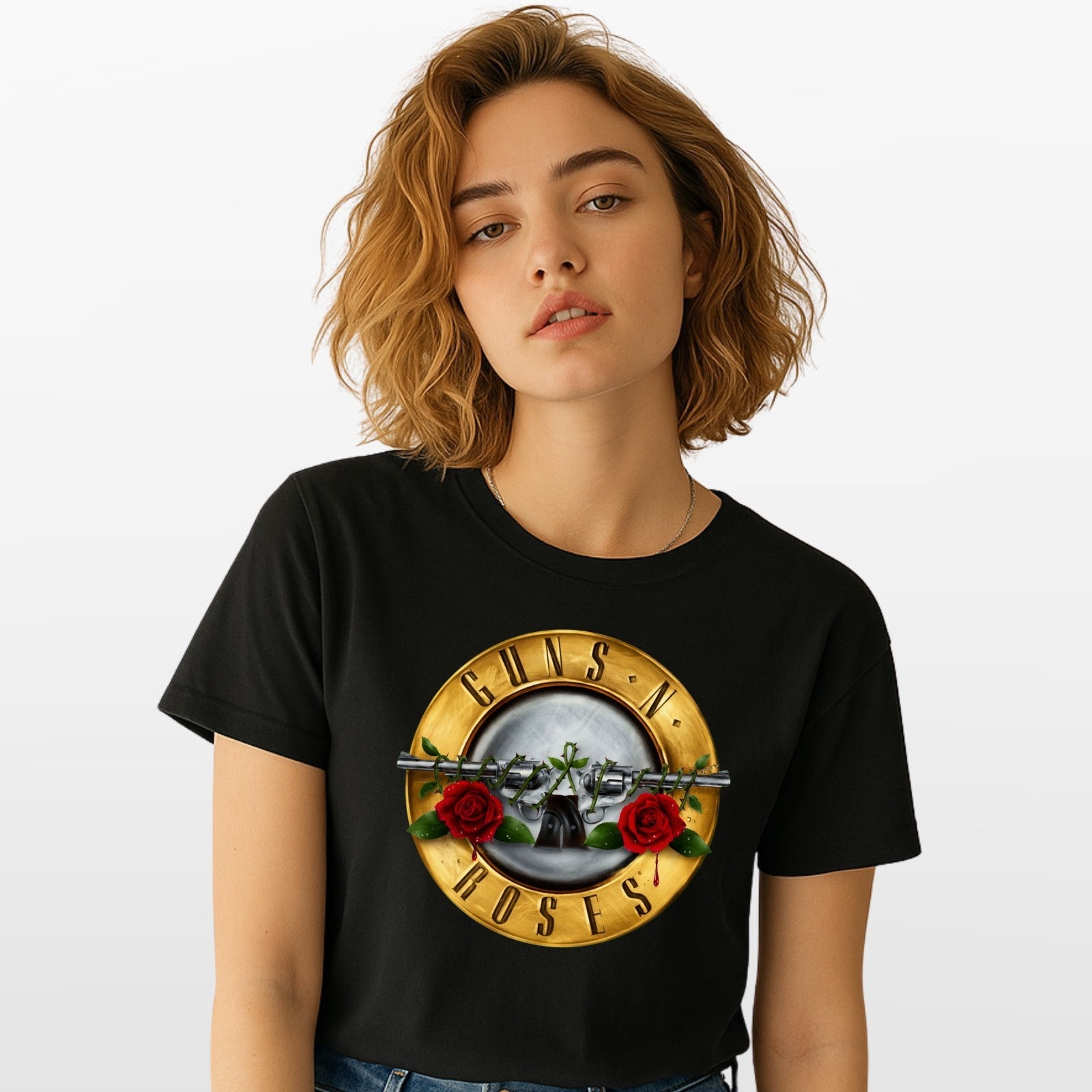 Guns N Roses Tour 2026 T-Shirt 80s Classic Rock Fan Concert Bullet Logo Gift Top