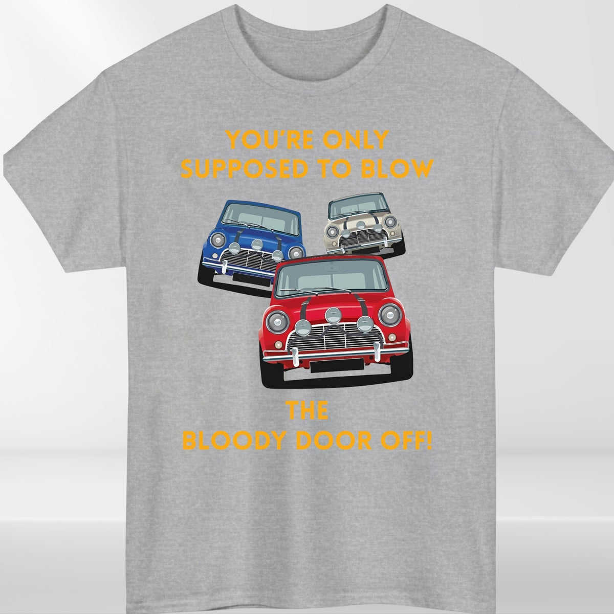 Retro Mini Cooper Quote T Shirt Classic British Car Lover Vintage Gift Tee UK