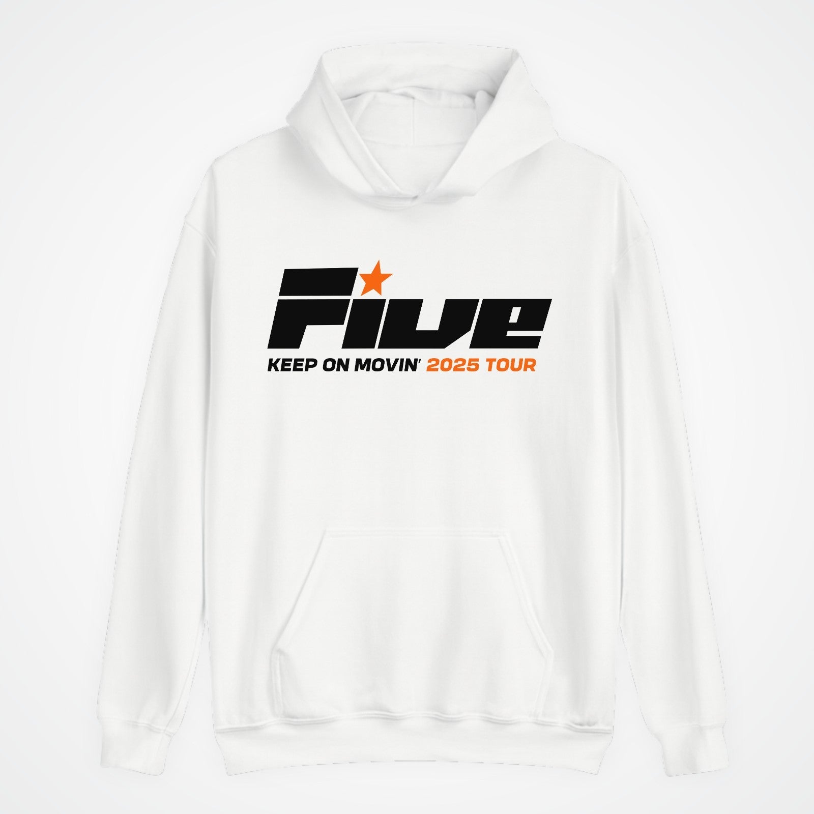 Five Keep On Movin Tour 2025 Hoodie Uk Pop Tour Concert Fans Gift Unisex Jumper