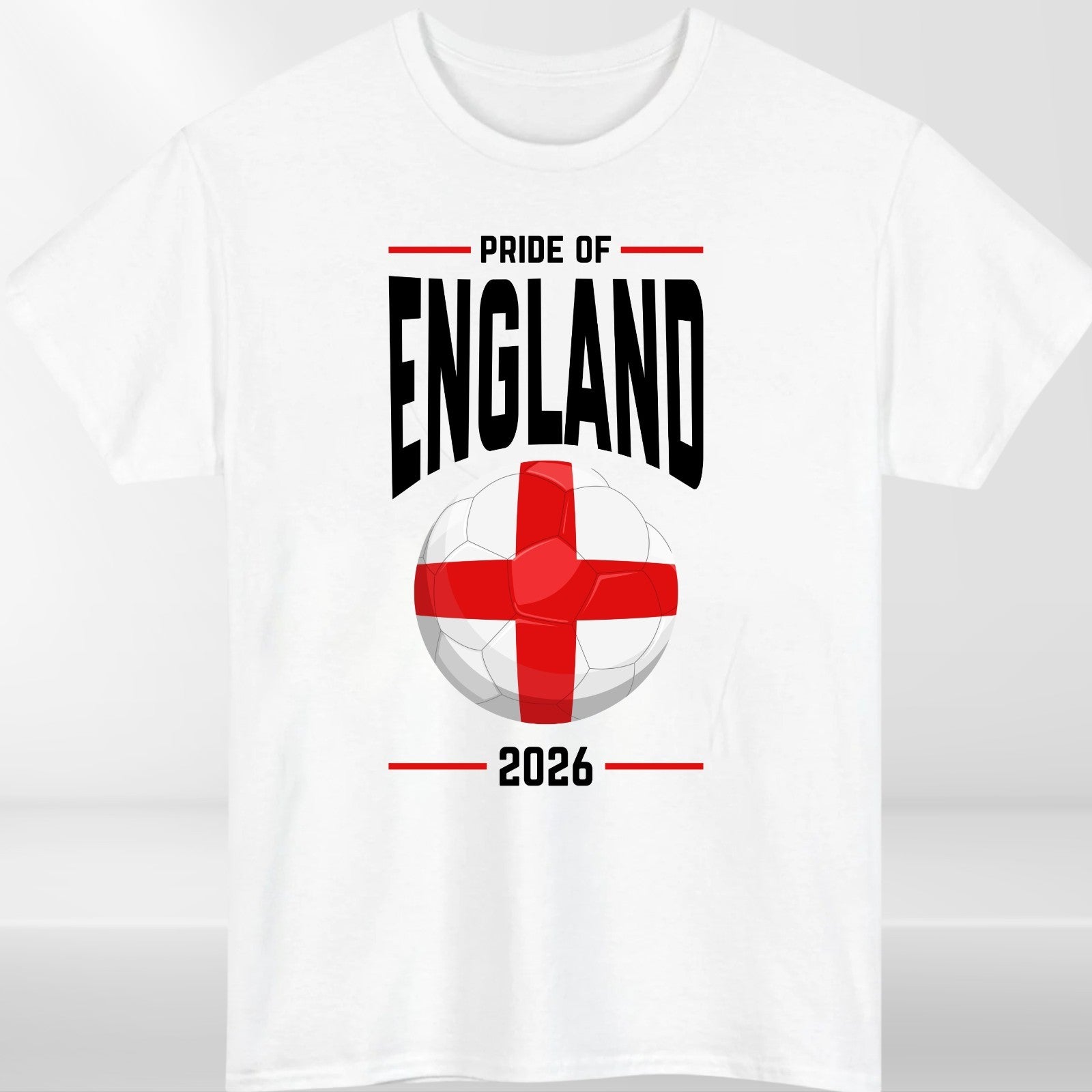 England Football Supporters T-Shirt 2026 St George Flag Unisex Fan Graphic Tee