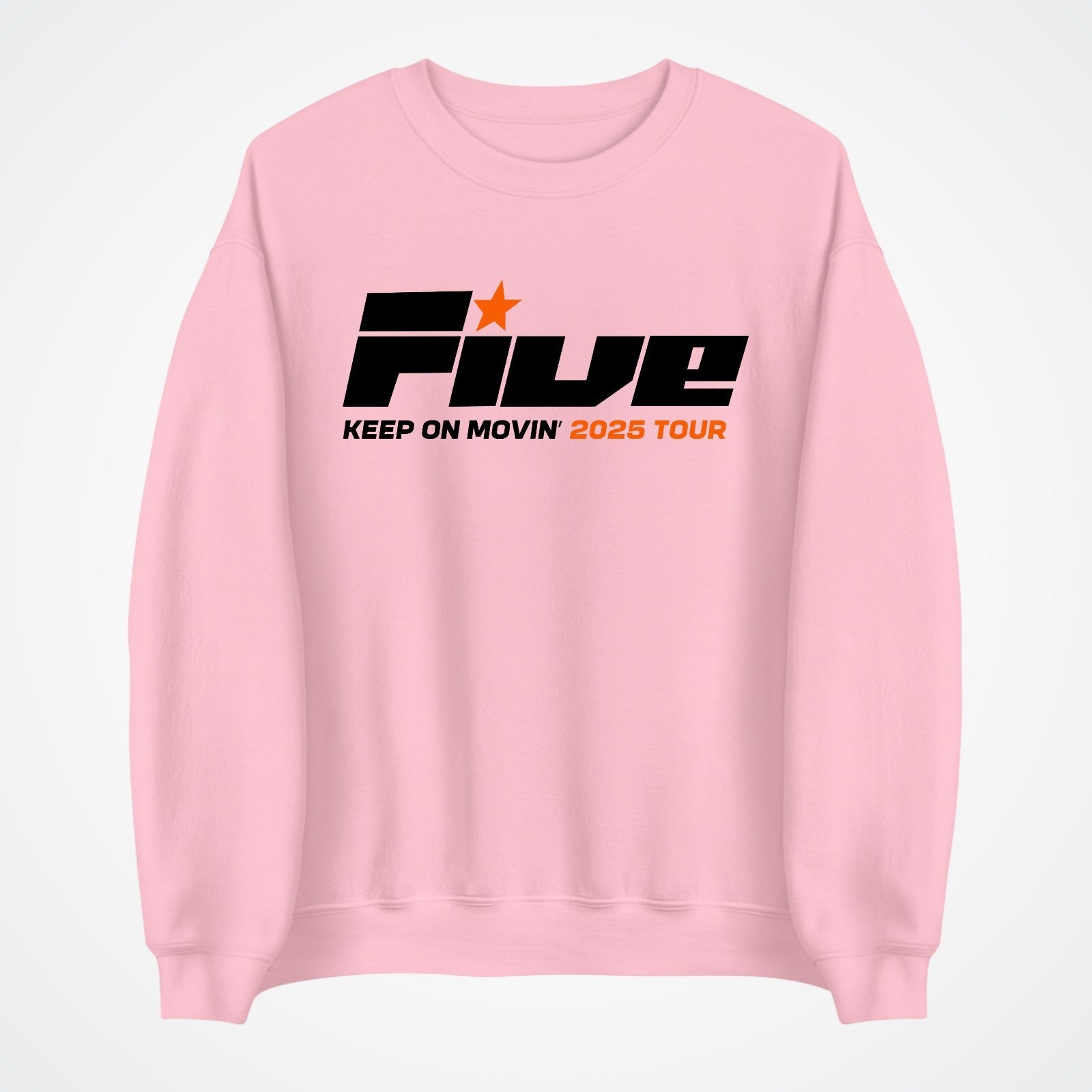 Five Keep On Movin Sweatshirt UK Tour Pop Star Concert Back Fans Gift Jumper