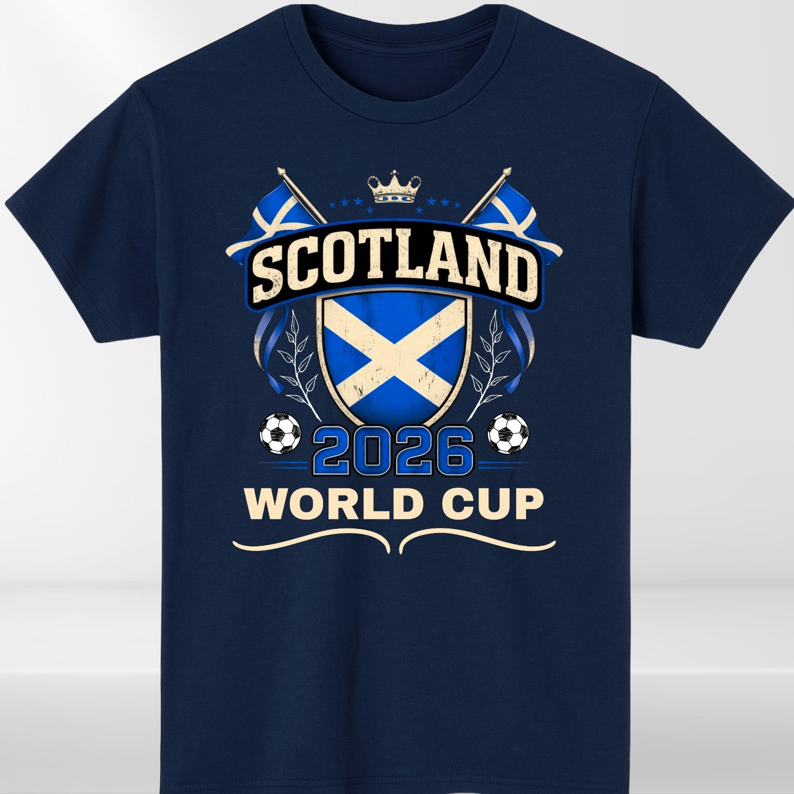 Scotland Football 2026 Fan Unisex Kids T Shirt Scottish Soccer Gift Tee