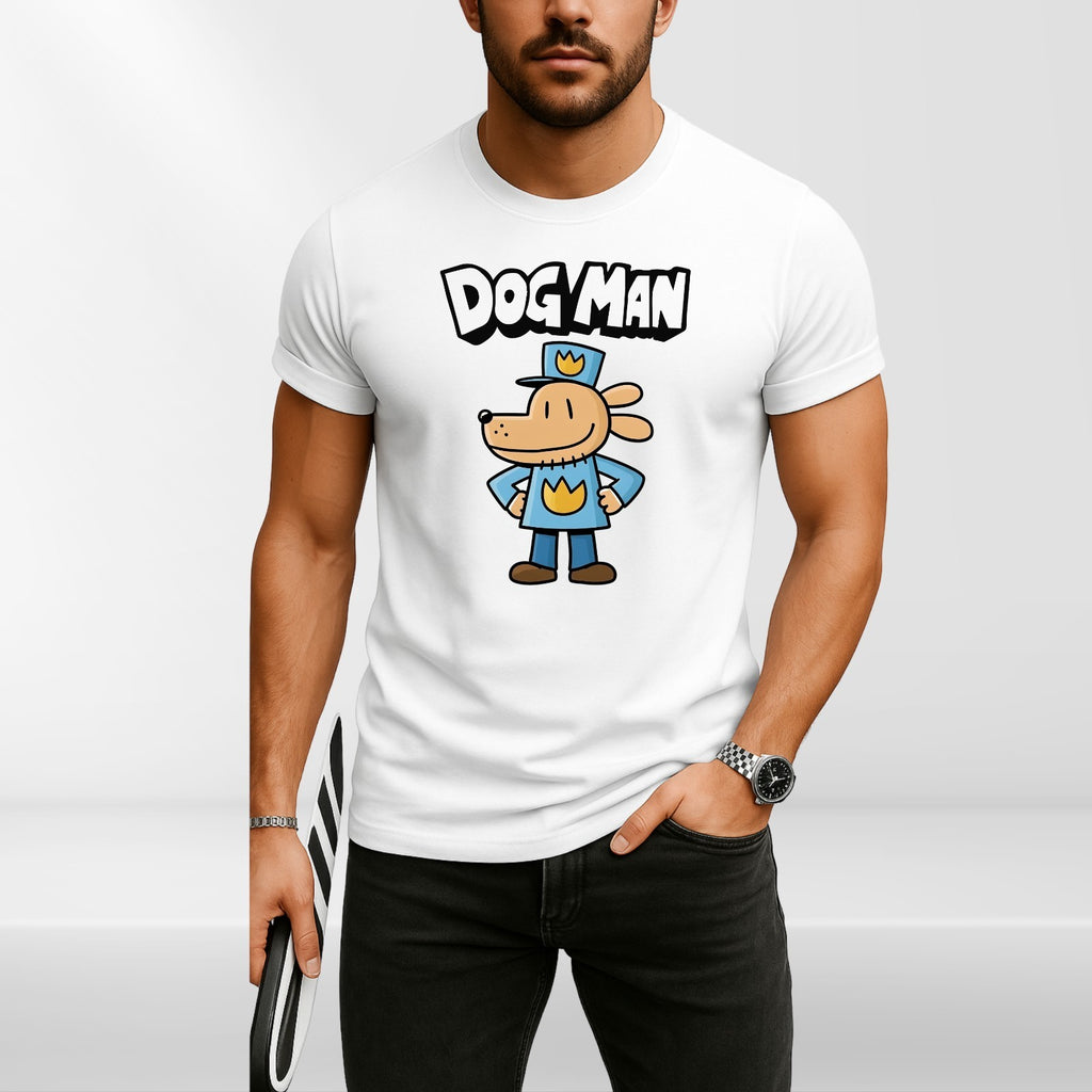 Kids Dog Man T Shirt Boys Girls Book Day School Costume Unisex Gift Tee UK